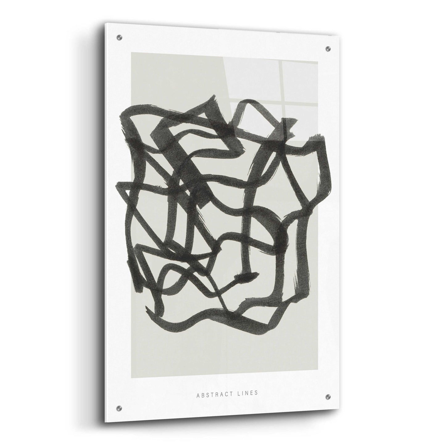 Epic Art 'Lines 1' by Design Fabrikken, Acrylic Glass Wall Art,24x36