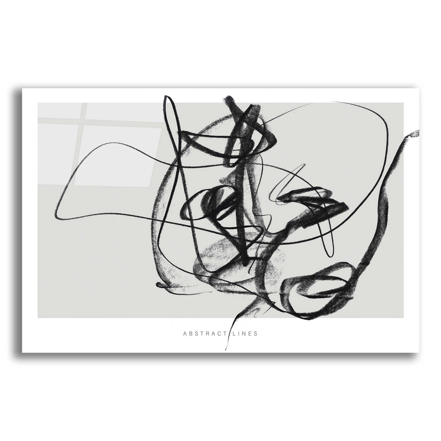 Epic Art 'Lines 2' by Design Fabrikken, Acrylic Glass Wall Art,16x12