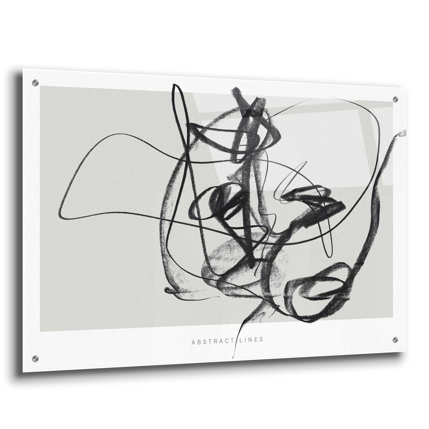 Epic Art 'Lines 2' by Design Fabrikken, Acrylic Glass Wall Art,36x24