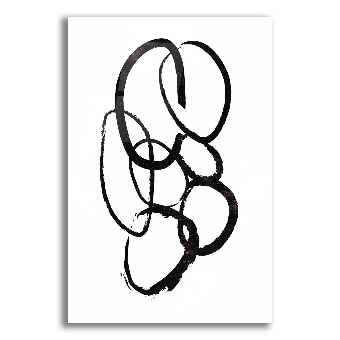 Epic Art 'Linked 1' by Design Fabrikken, Acrylic Glass Wall Art,12x16