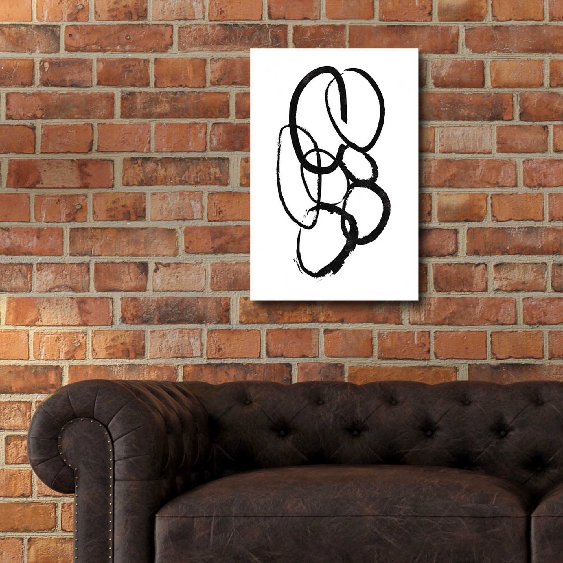 Epic Art 'Linked 1' by Design Fabrikken, Acrylic Glass Wall Art,16x24