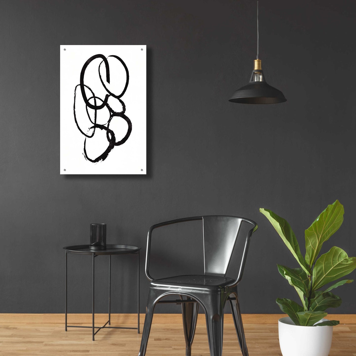 Epic Art 'Linked 1' by Design Fabrikken, Acrylic Glass Wall Art,24x36