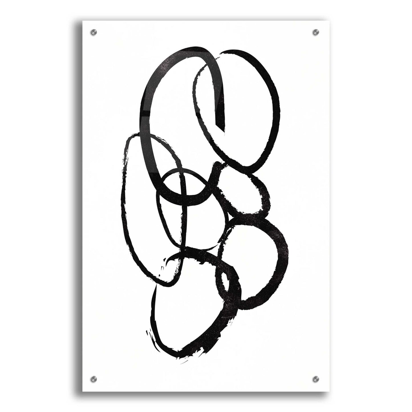 Epic Art 'Linked 1' by Design Fabrikken, Acrylic Glass Wall Art,24x36