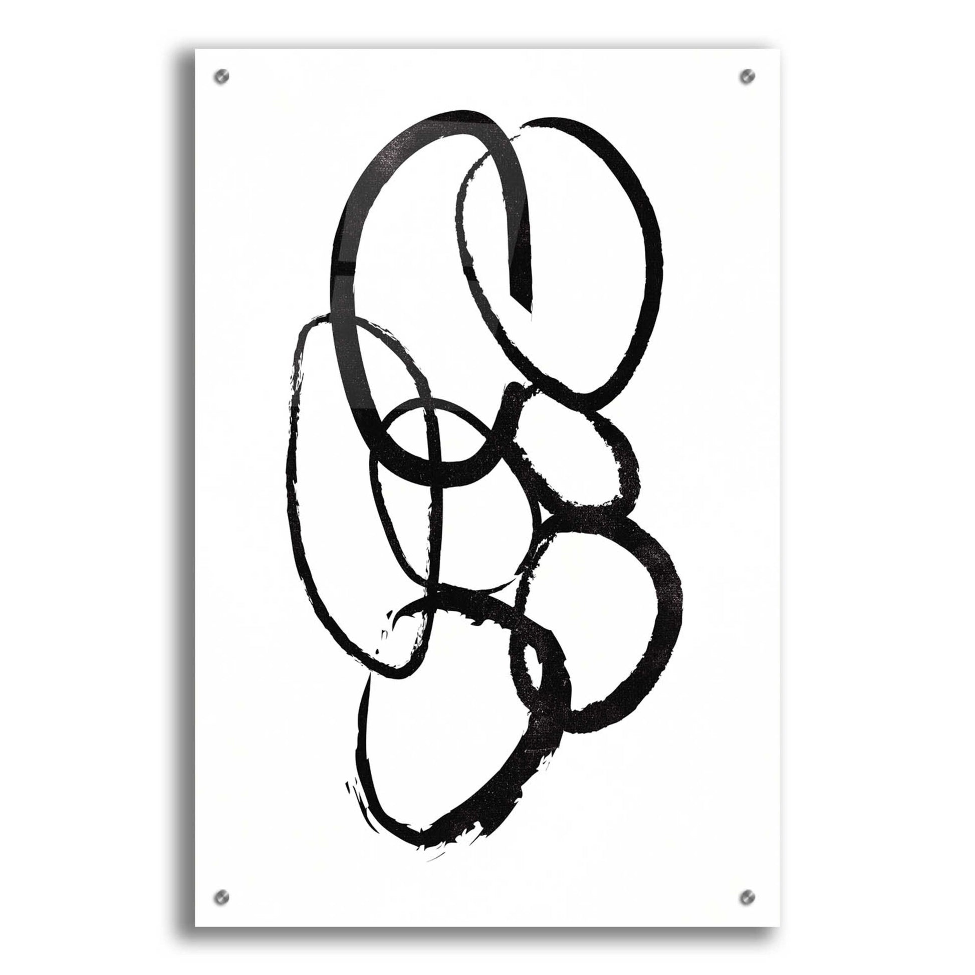 Epic Art 'Linked 1' by Design Fabrikken, Acrylic Glass Wall Art,24x36