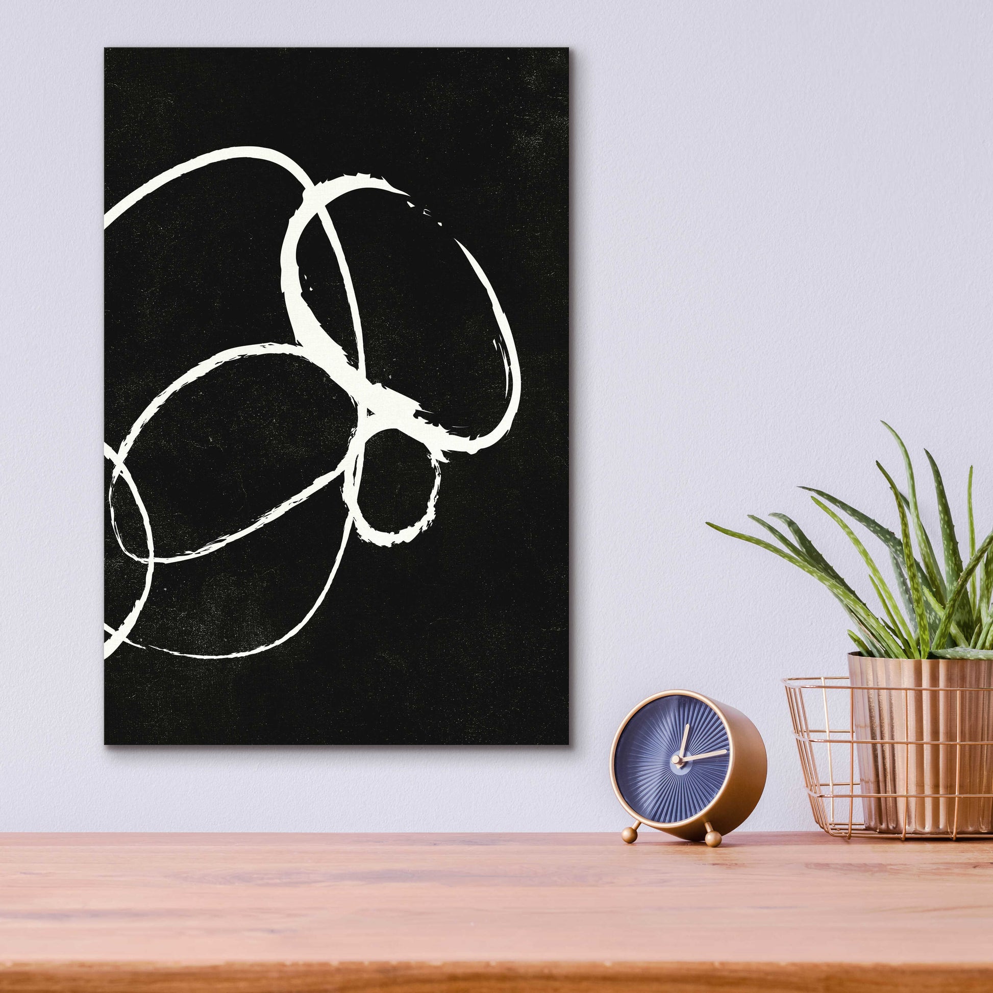 Epic Art 'Linked 4' by Design Fabrikken, Acrylic Glass Wall Art,12x16