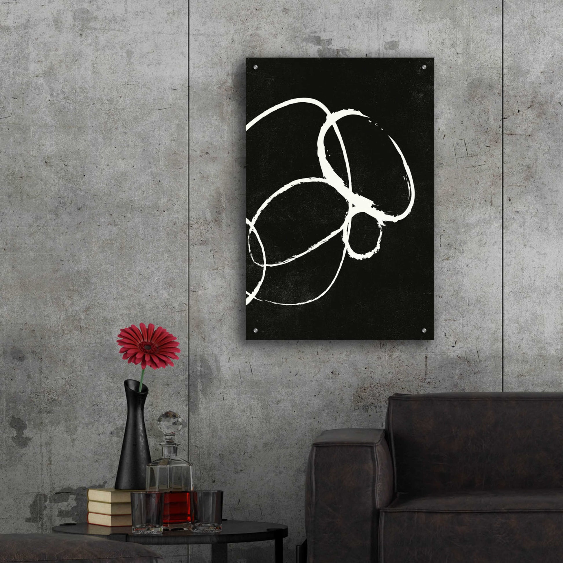 Epic Art 'Linked 4' by Design Fabrikken, Acrylic Glass Wall Art,24x36