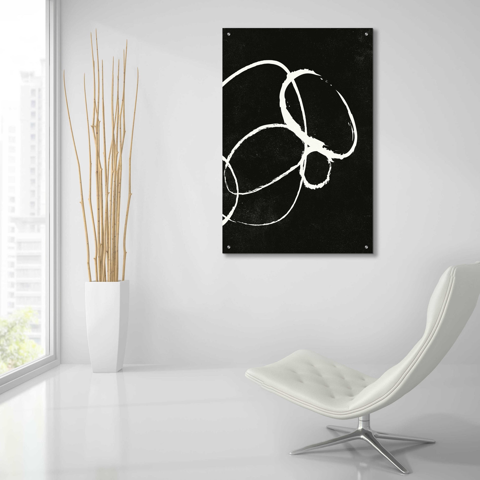 Epic Art 'Linked 4' by Design Fabrikken, Acrylic Glass Wall Art,24x36