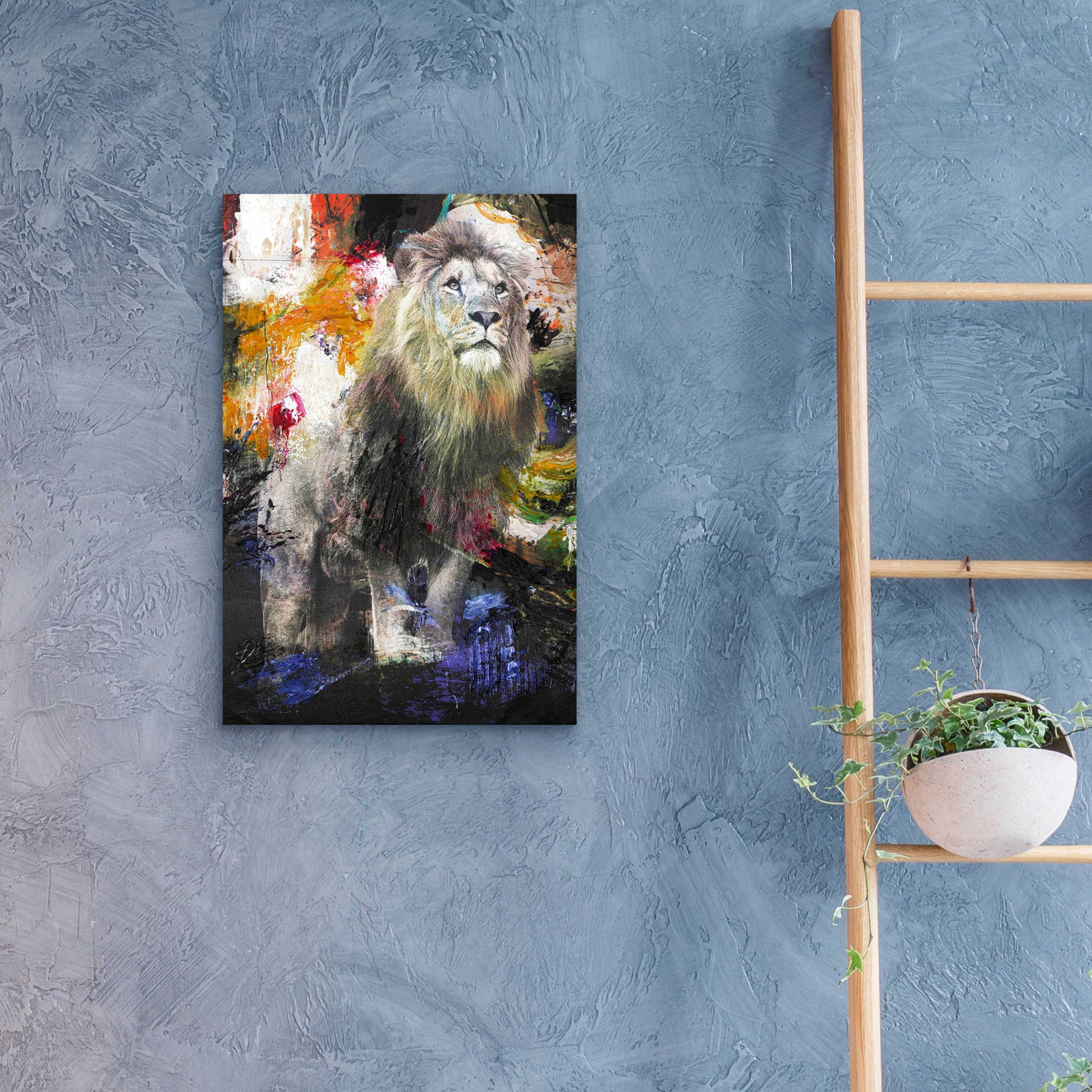 Epic Art 'Lion' by Design Fabrikken, Acrylic Glass Wall Art,16x24