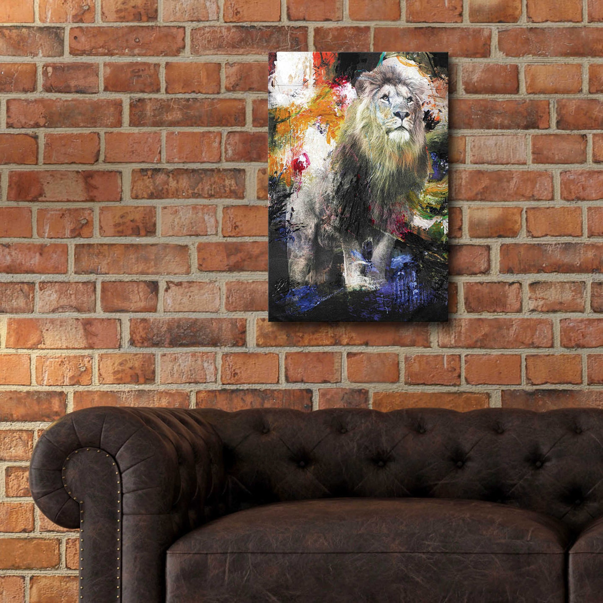 Epic Art 'Lion' by Design Fabrikken, Acrylic Glass Wall Art,16x24