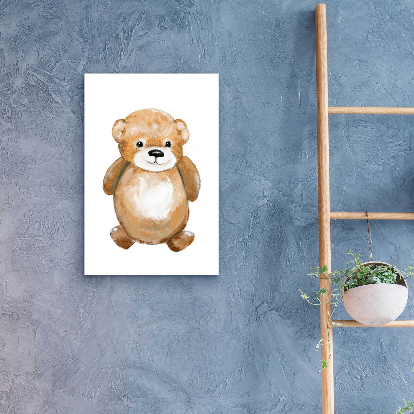 Epic Art 'Little Bear' by Design Fabrikken, Acrylic Glass Wall Art,16x24