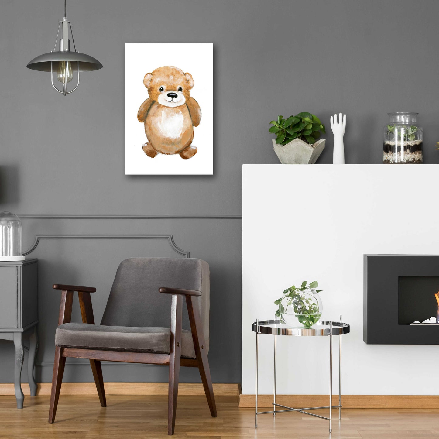 Epic Art 'Little Bear' by Design Fabrikken, Acrylic Glass Wall Art,16x24