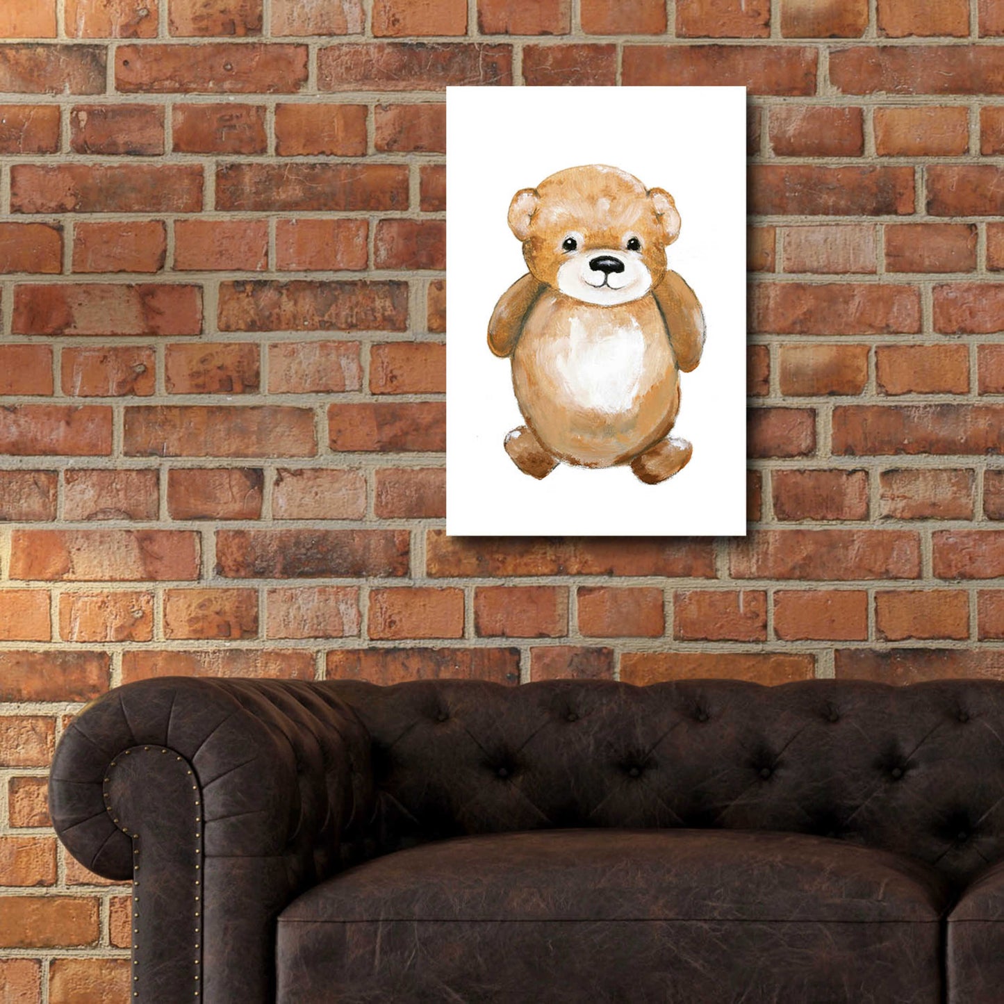 Epic Art 'Little Bear' by Design Fabrikken, Acrylic Glass Wall Art,16x24