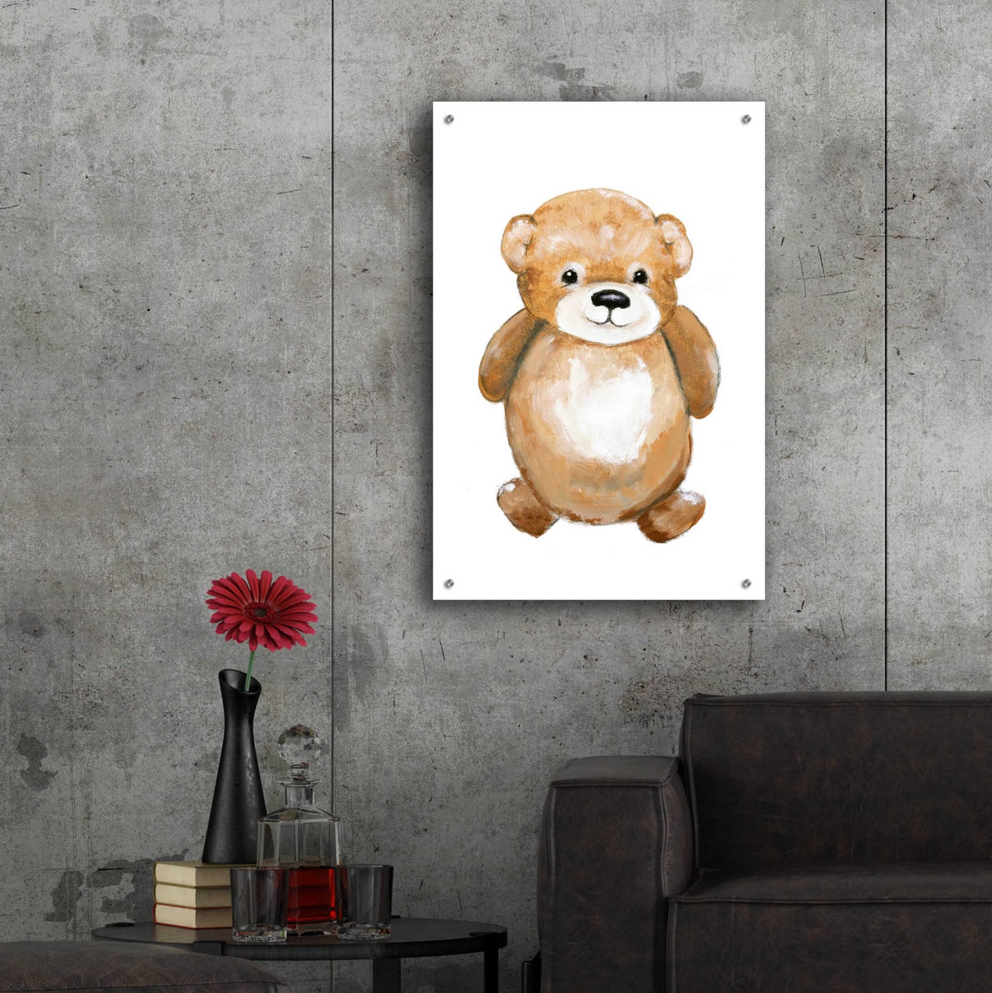 Epic Art 'Little Bear' by Design Fabrikken, Acrylic Glass Wall Art,24x36