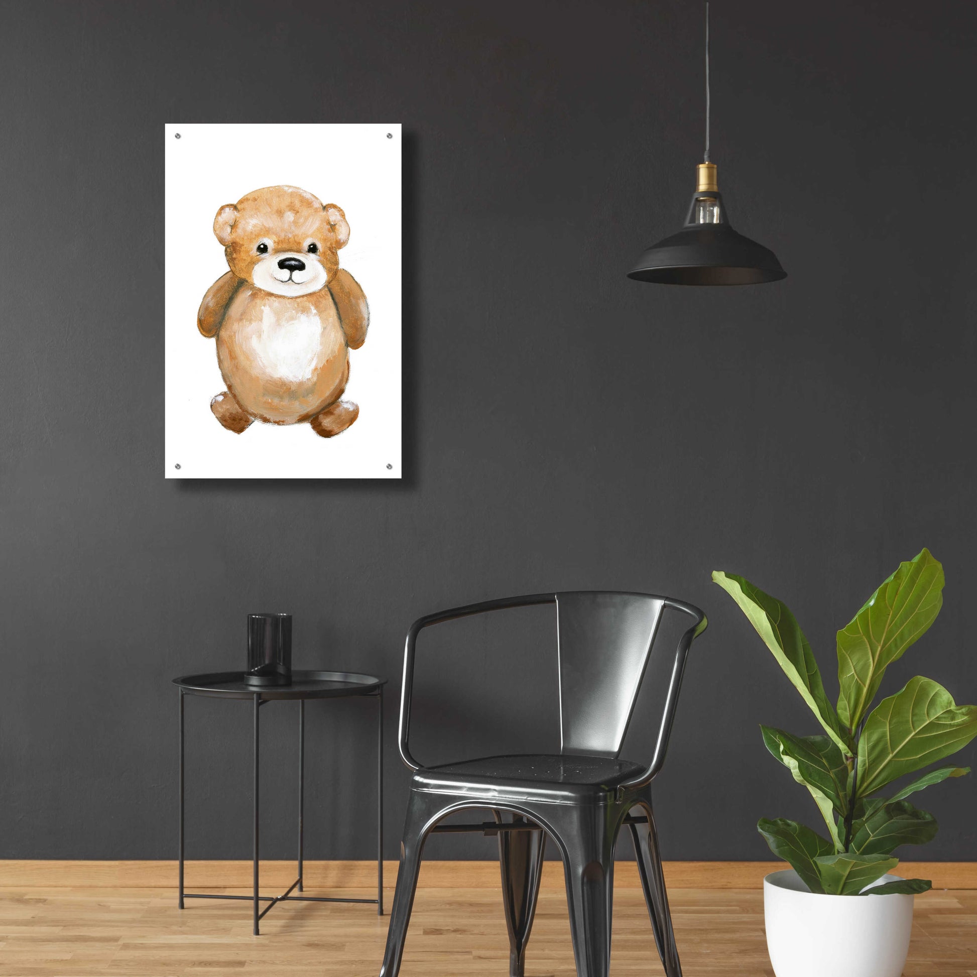 Epic Art 'Little Bear' by Design Fabrikken, Acrylic Glass Wall Art,24x36