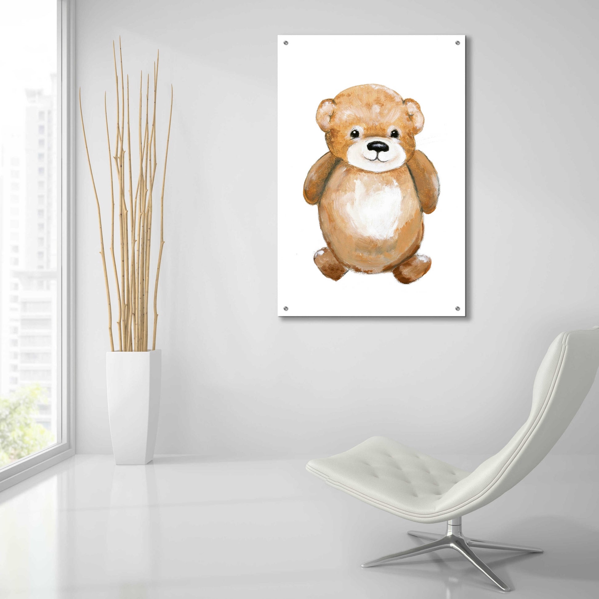 Epic Art 'Little Bear' by Design Fabrikken, Acrylic Glass Wall Art,24x36