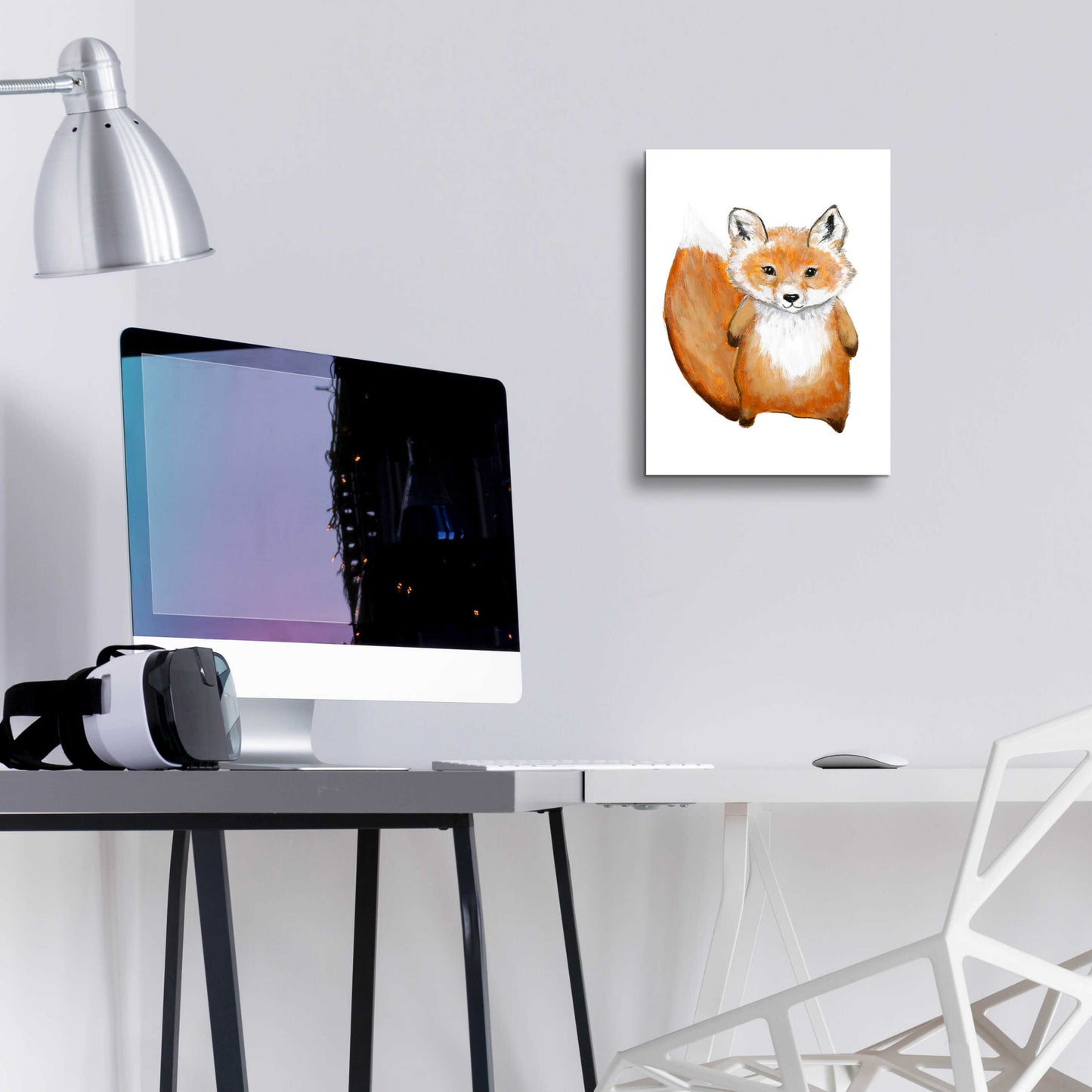 Epic Art 'Little Fox' by Design Fabrikken, Acrylic Glass Wall Art,12x16