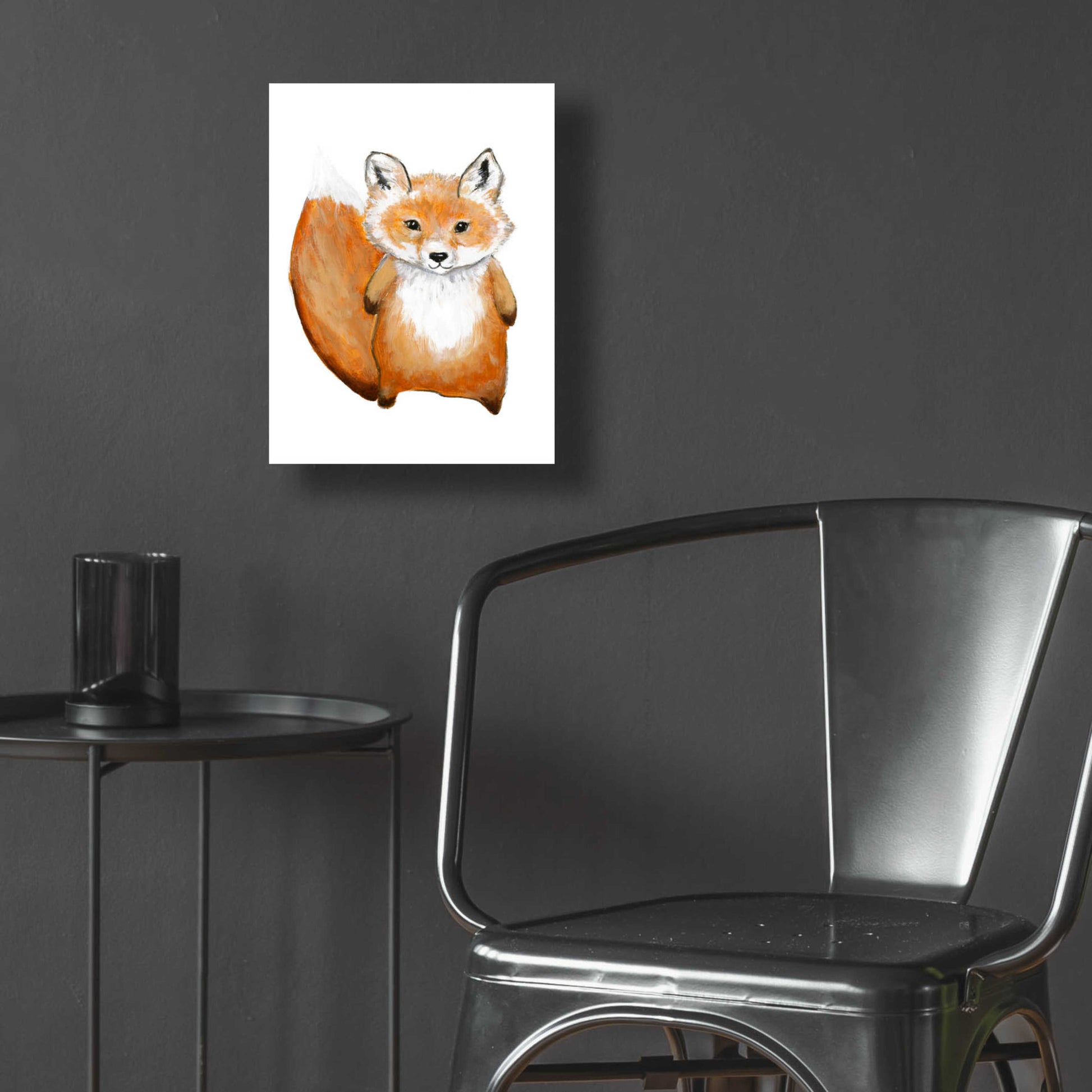 Epic Art 'Little Fox' by Design Fabrikken, Acrylic Glass Wall Art,12x16