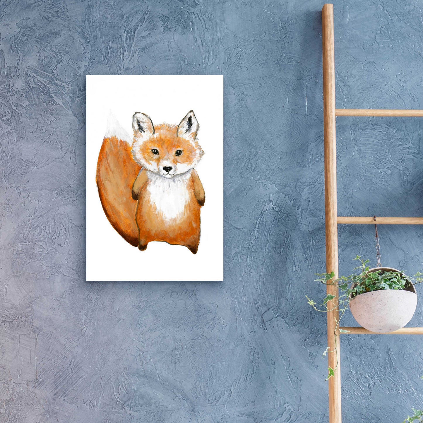 Epic Art 'Little Fox' by Design Fabrikken, Acrylic Glass Wall Art,16x24