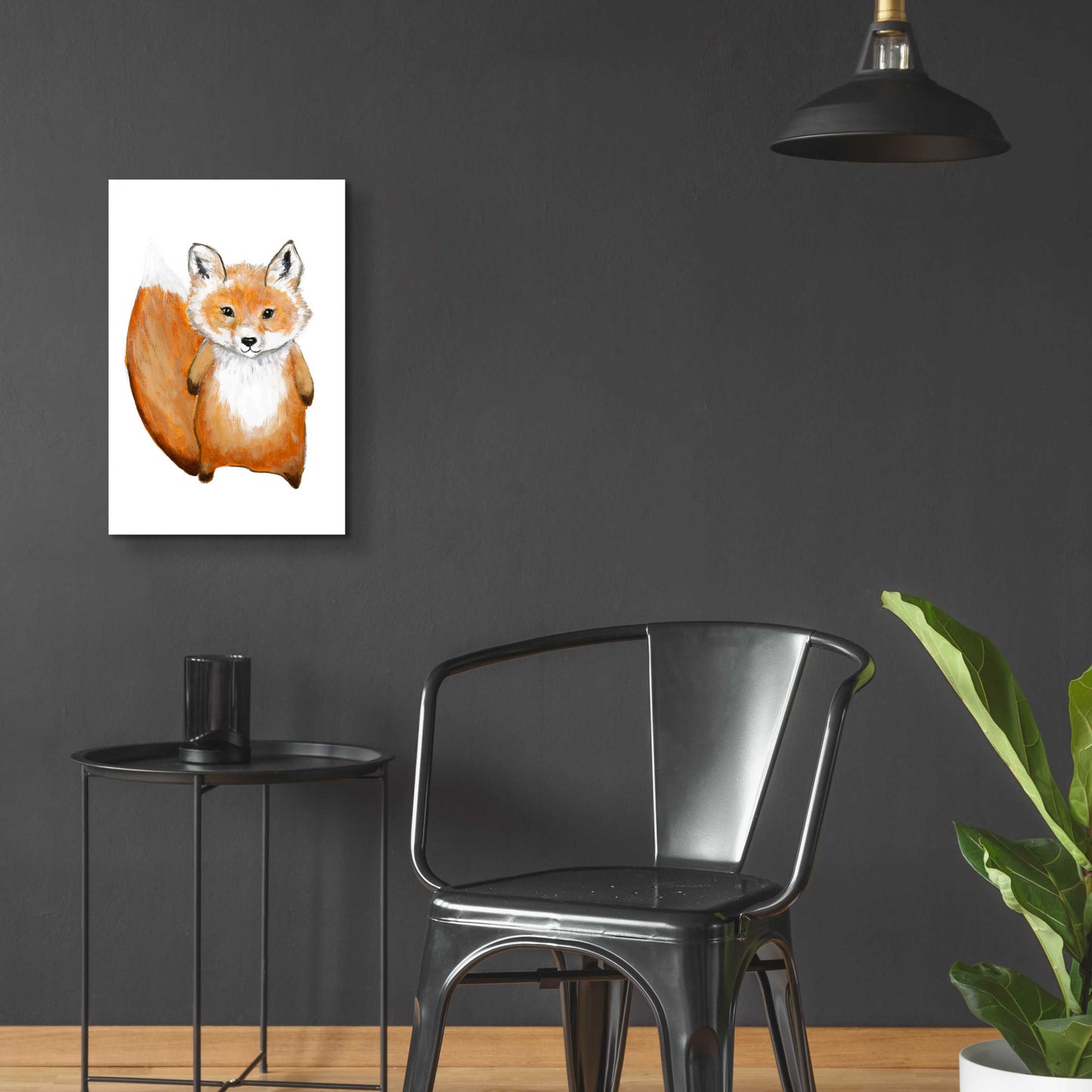 Epic Art 'Little Fox' by Design Fabrikken, Acrylic Glass Wall Art,16x24