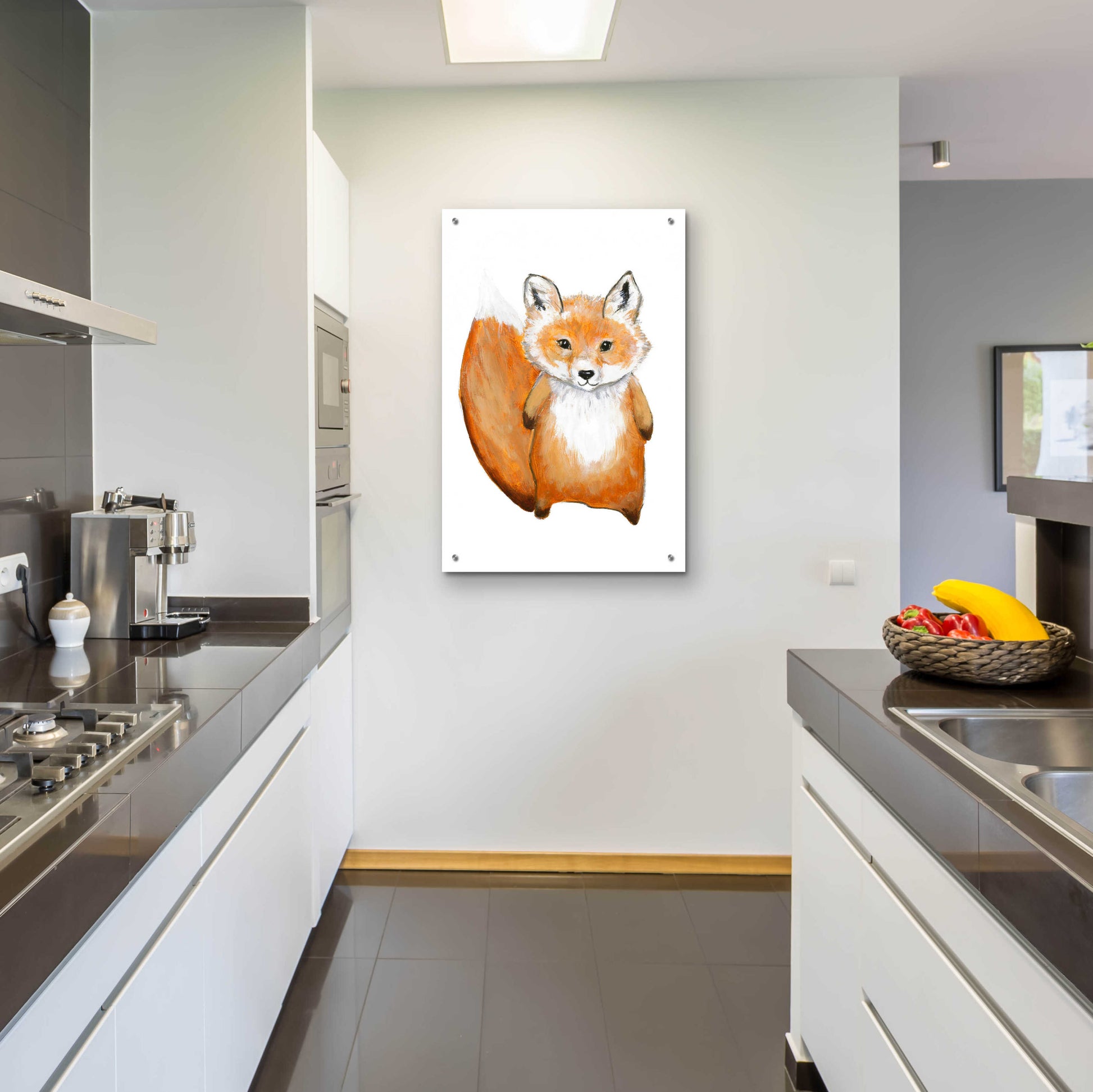 Epic Art 'Little Fox' by Design Fabrikken, Acrylic Glass Wall Art,24x36