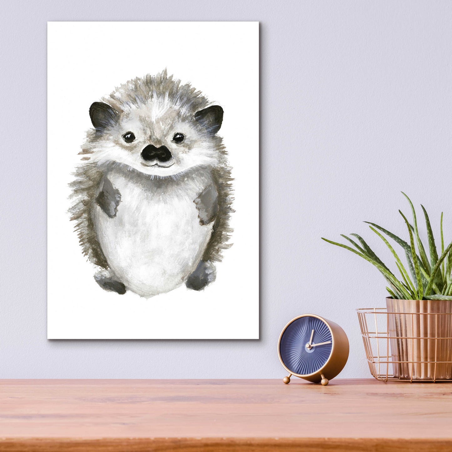 Epic Art 'Little Hedgehog' by Design Fabrikken, Acrylic Glass Wall Art,12x16