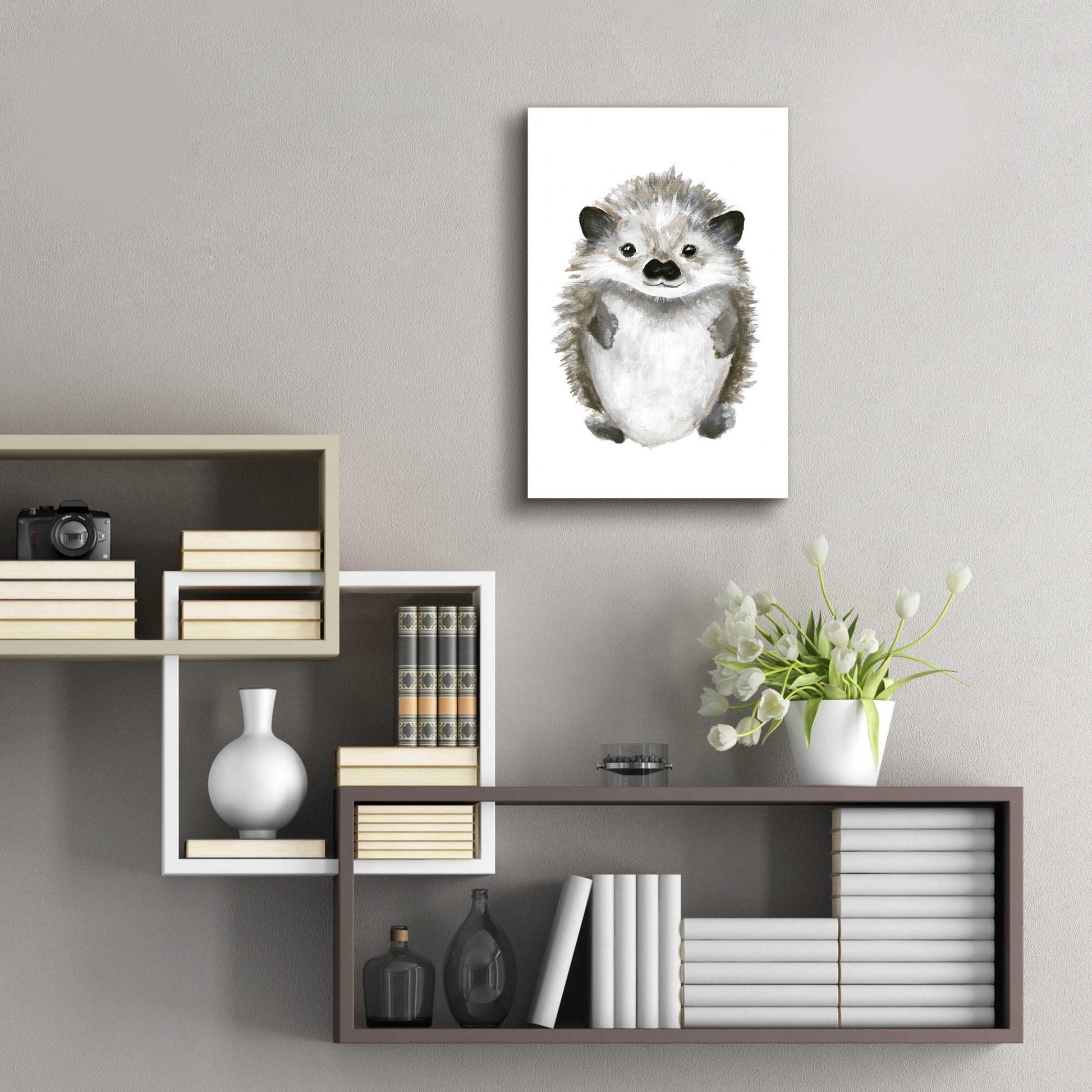 Epic Art 'Little Hedgehog' by Design Fabrikken, Acrylic Glass Wall Art,16x24