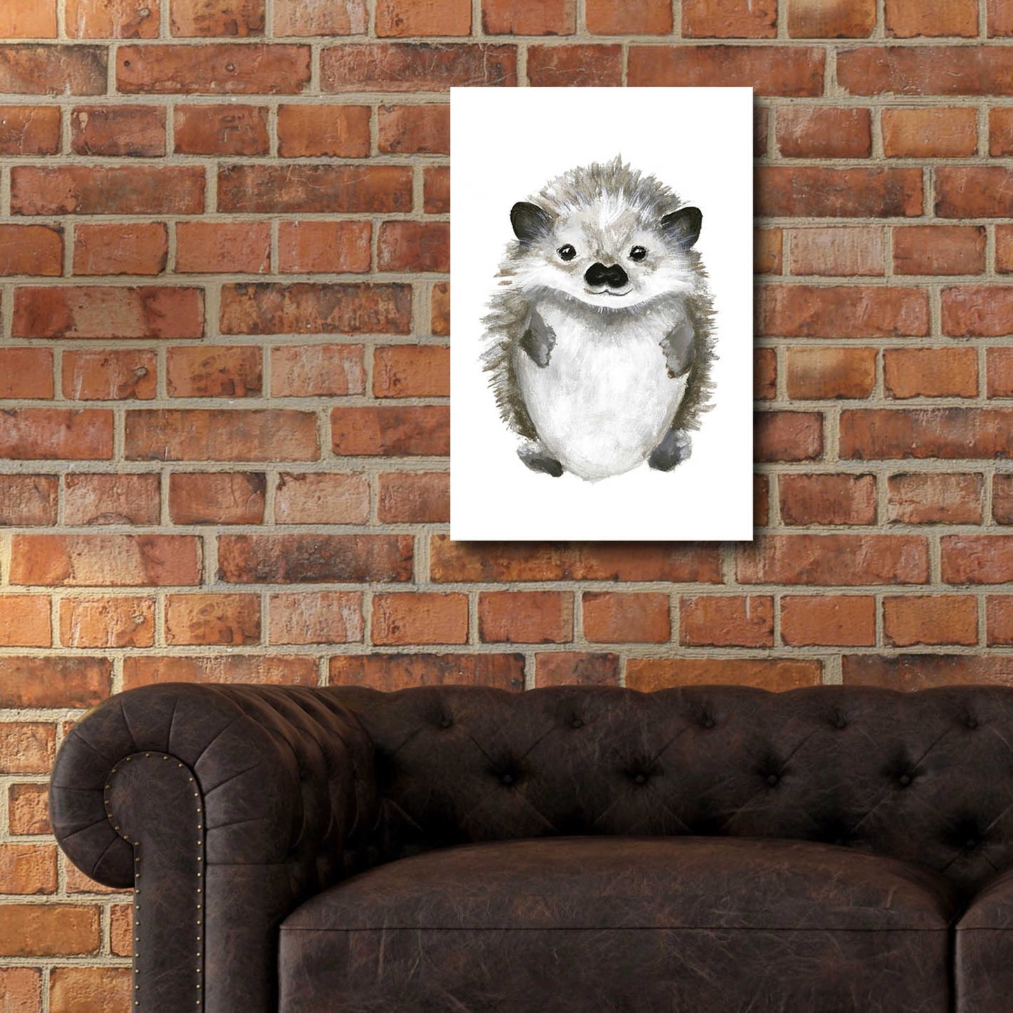 Epic Art 'Little Hedgehog' by Design Fabrikken, Acrylic Glass Wall Art,16x24