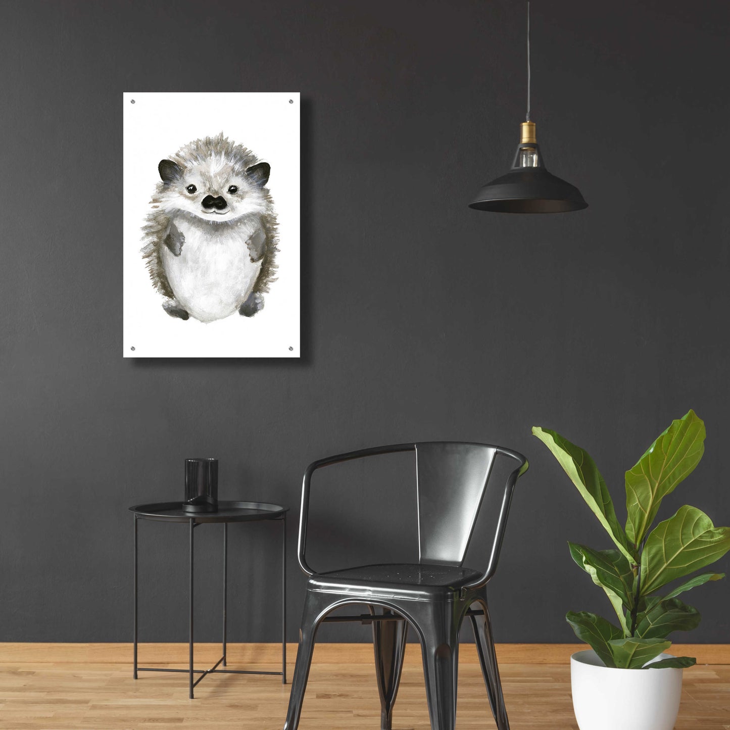 Epic Art 'Little Hedgehog' by Design Fabrikken, Acrylic Glass Wall Art,24x36