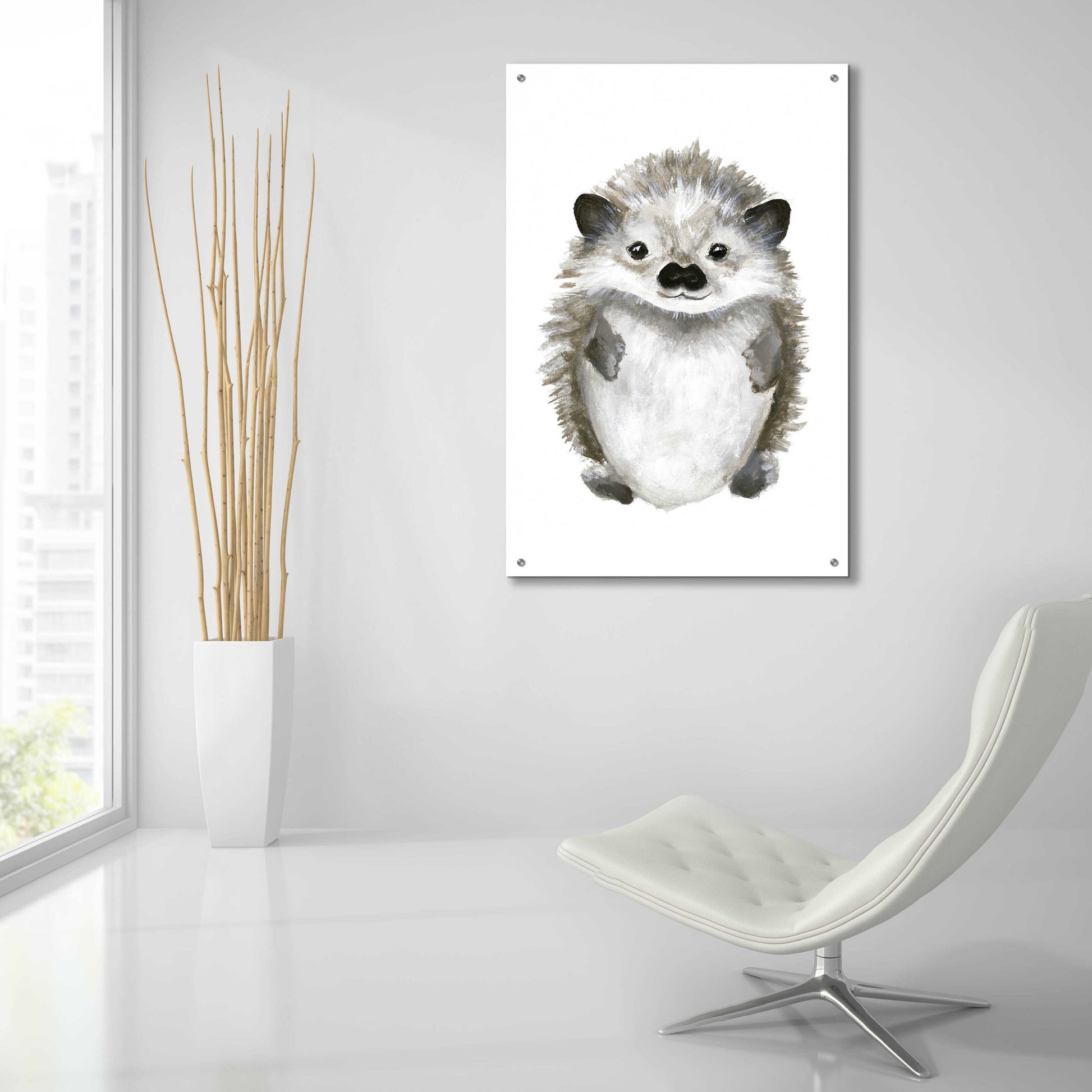 Epic Art 'Little Hedgehog' by Design Fabrikken, Acrylic Glass Wall Art,24x36