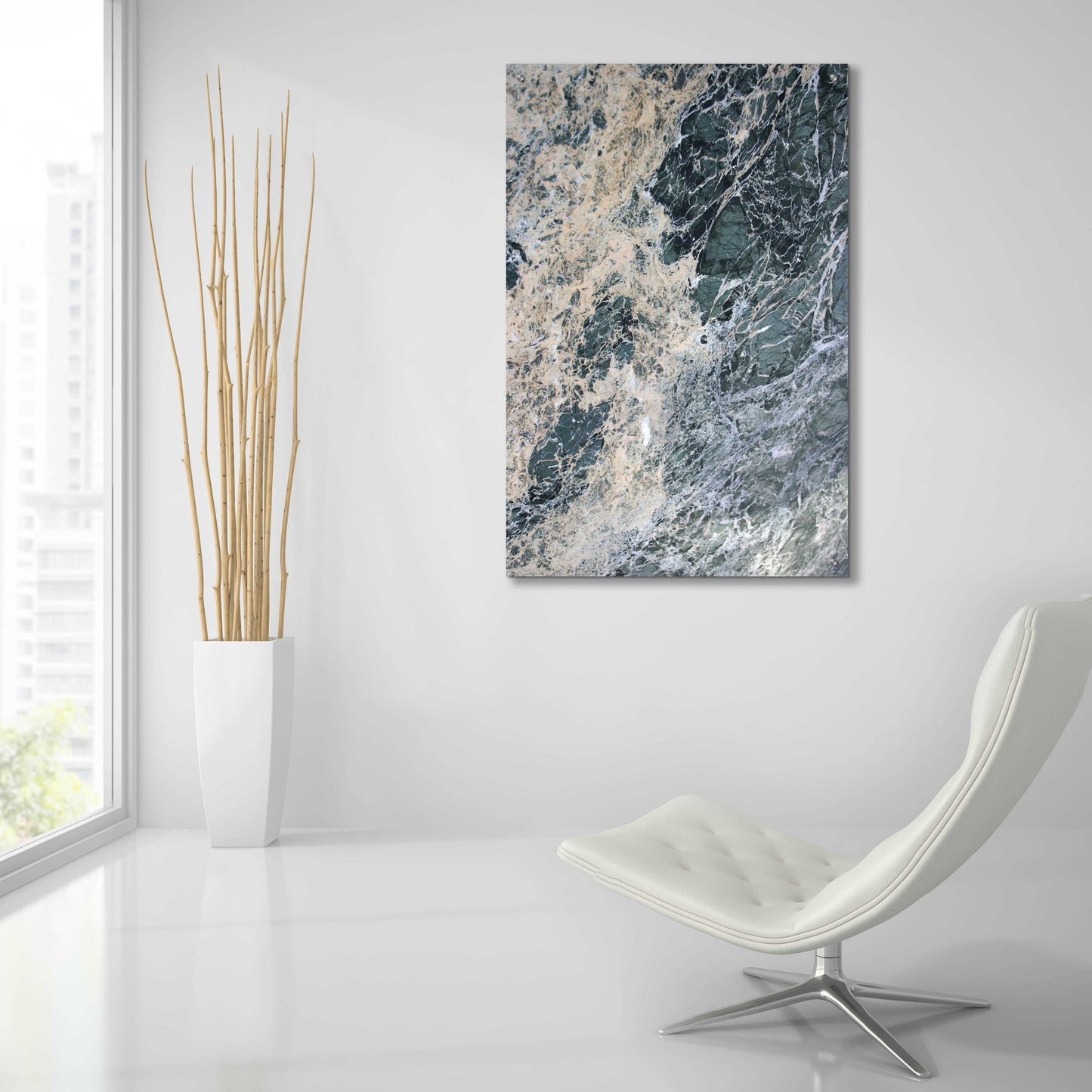 Epic Art 'Marble 2' by Design Fabrikken, Acrylic Glass Wall Art,24x36