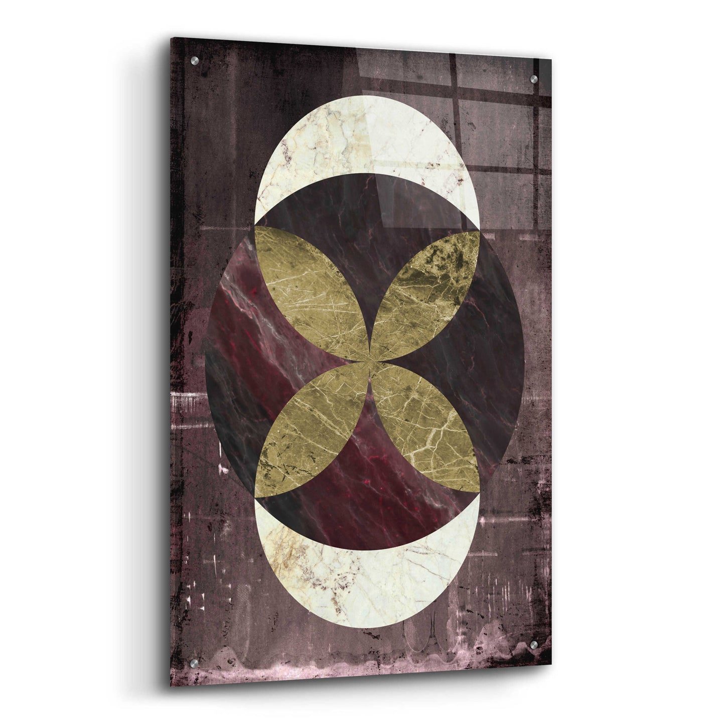 Epic Art 'Marble Rustic 2' by Design Fabrikken, Acrylic Glass Wall Art,24x36