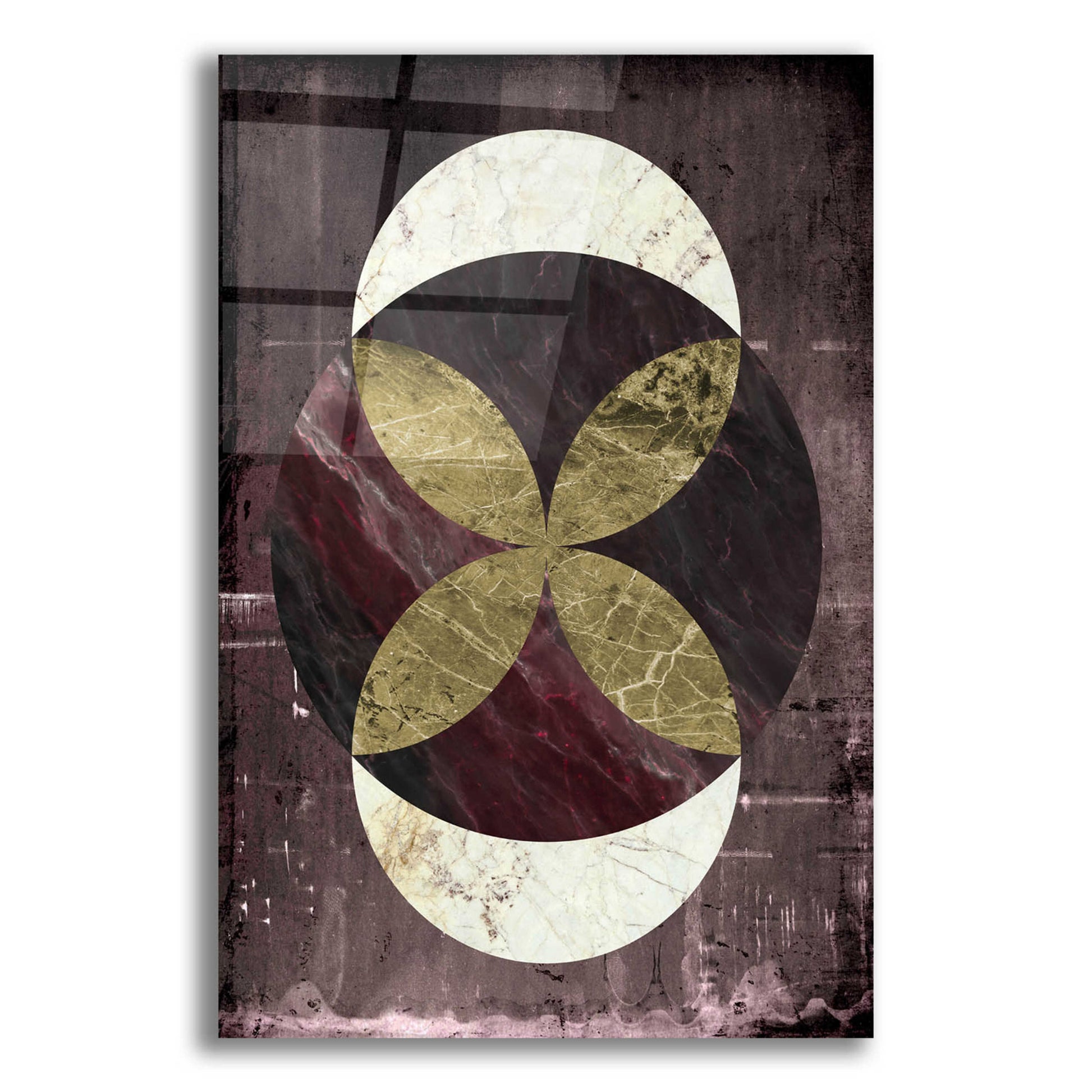 Epic Art 'Marble Rustic 2' by Design Fabrikken, Acrylic Glass Wall Art