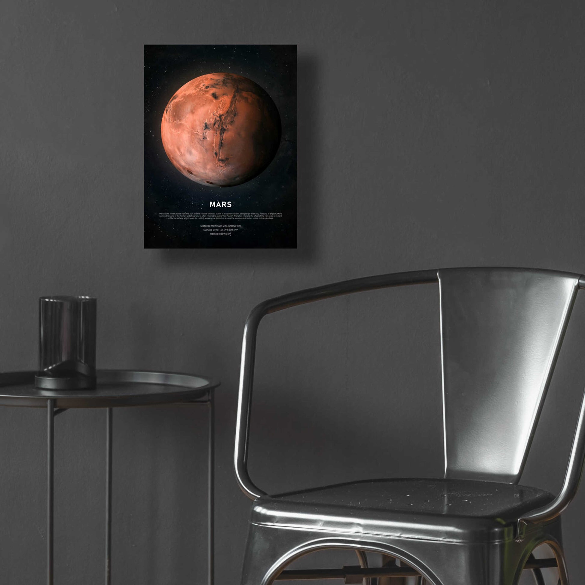 Epic Art 'Mars' by Design Fabrikken, Acrylic Glass Wall Art,12x16