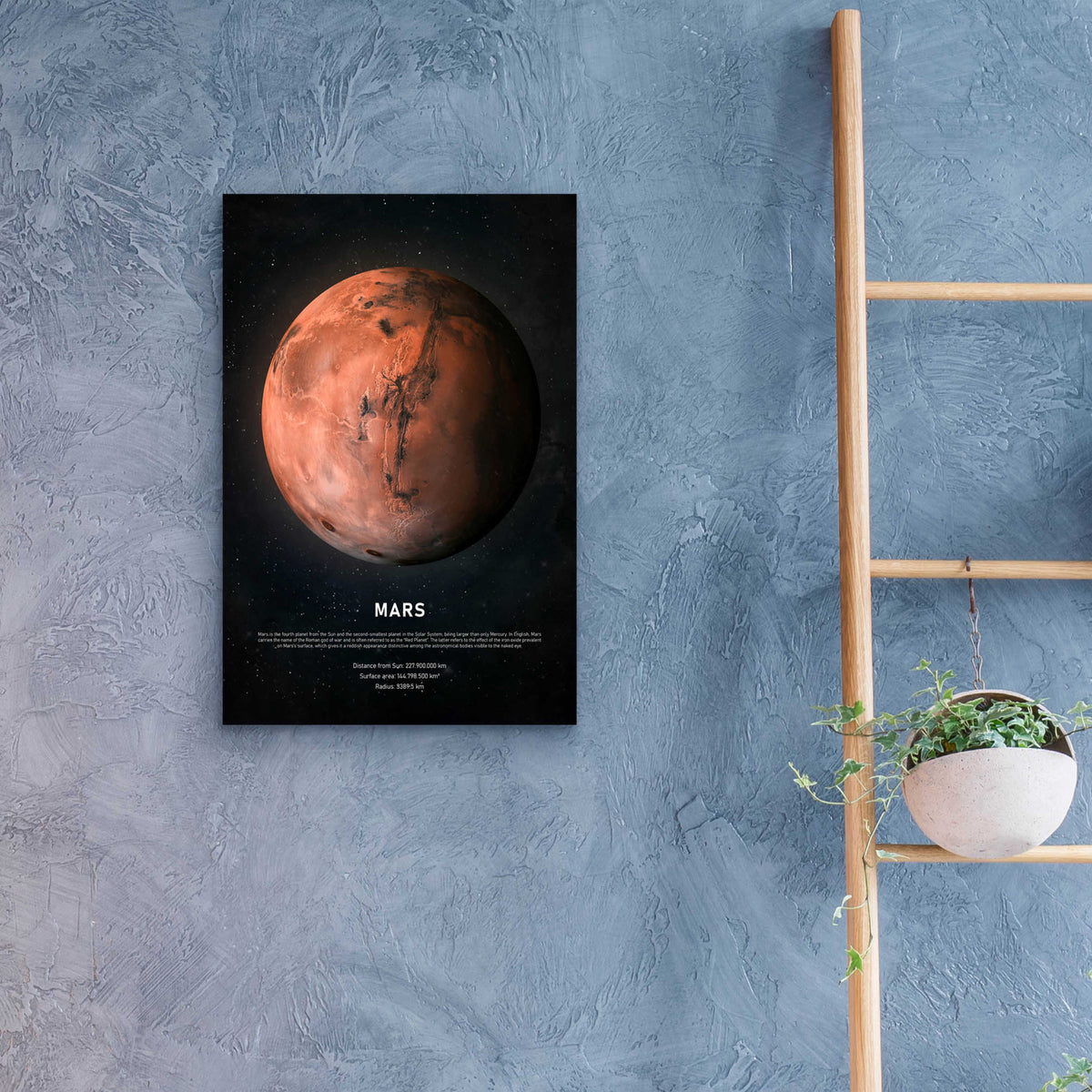 Epic Art 'Mars' by Design Fabrikken, Acrylic Glass Wall Art,16x24