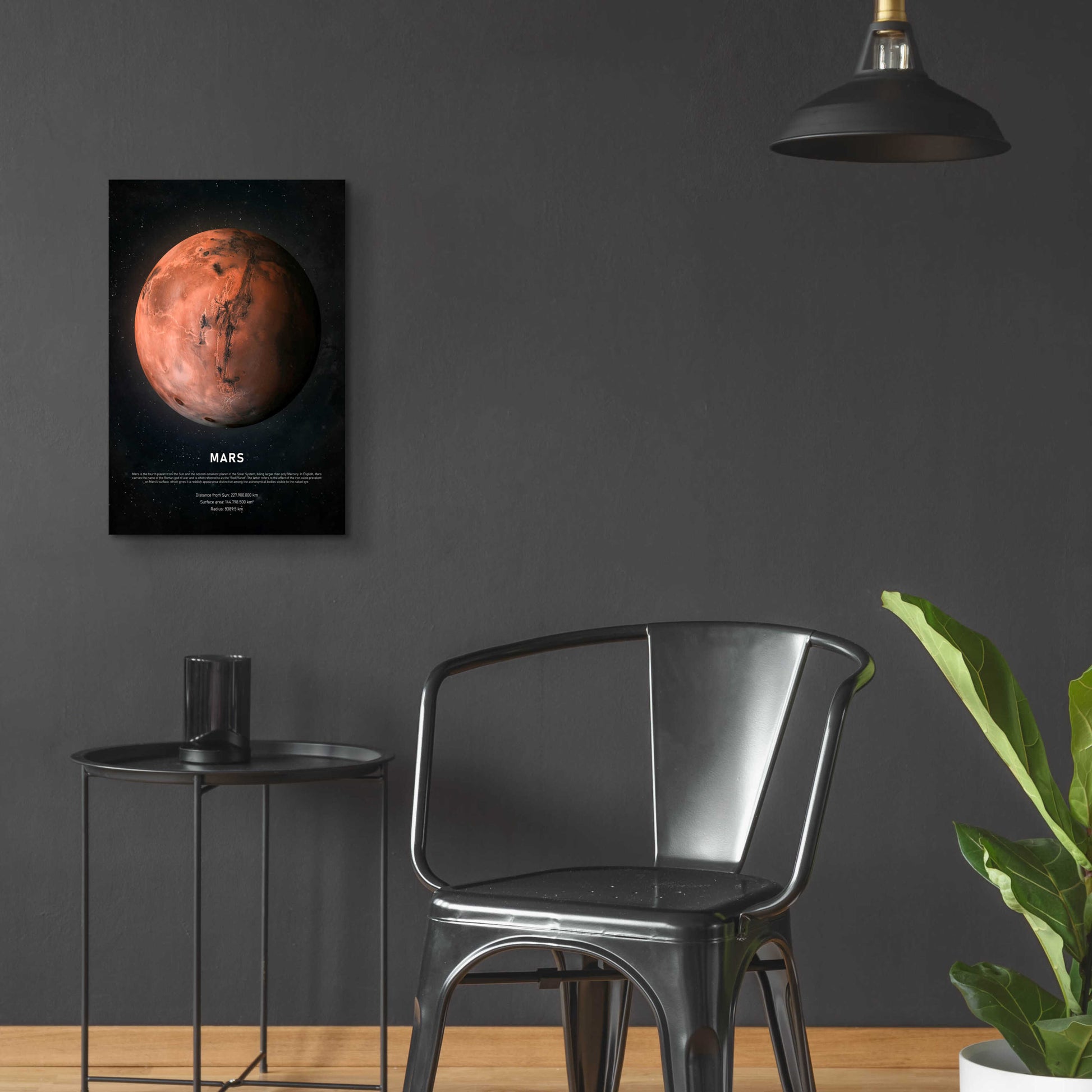 Epic Art 'Mars' by Design Fabrikken, Acrylic Glass Wall Art,16x24