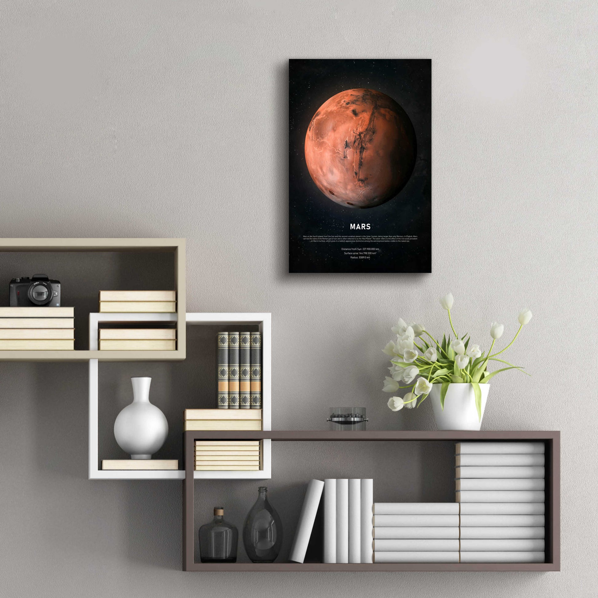 Epic Art 'Mars' by Design Fabrikken, Acrylic Glass Wall Art,16x24