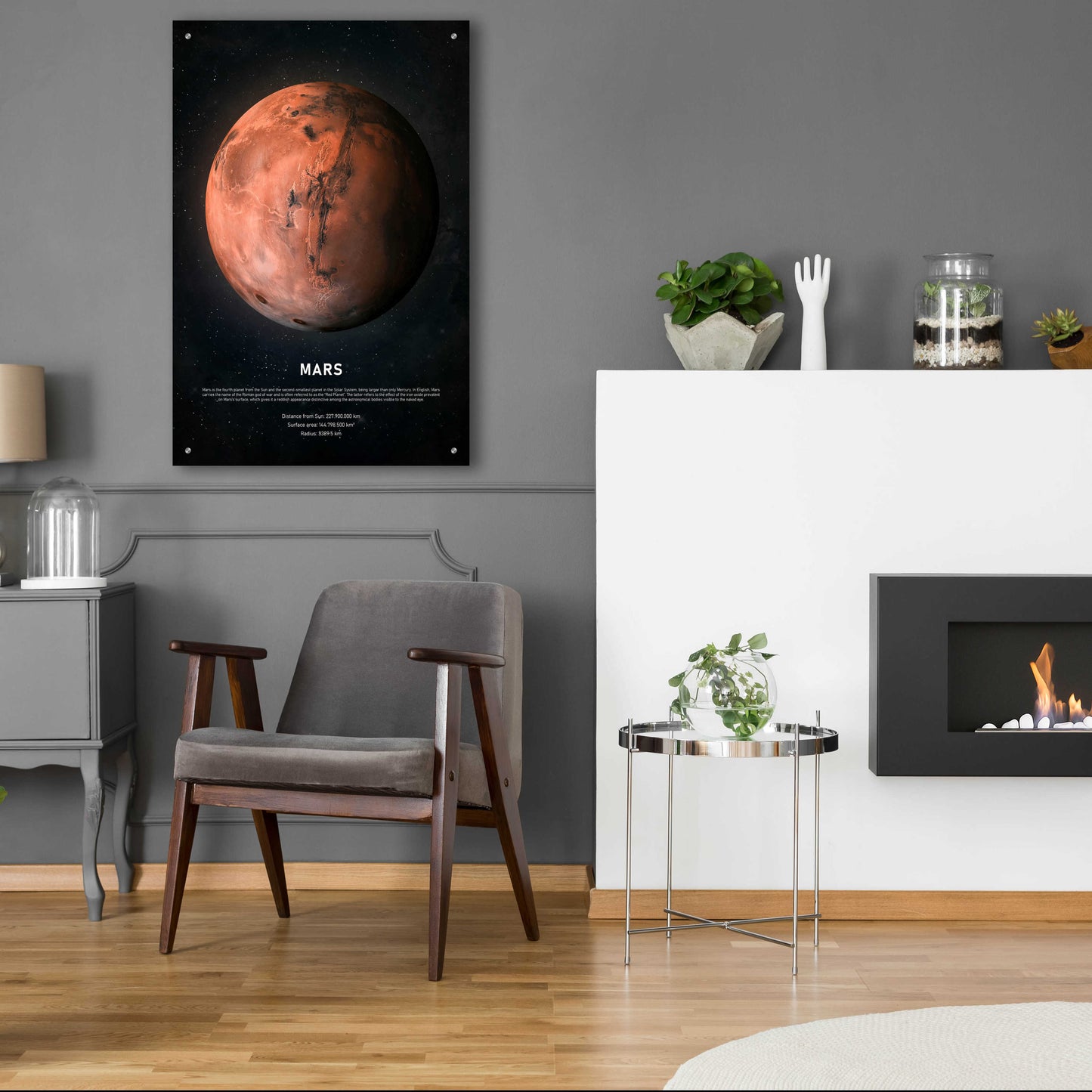 Epic Art 'Mars' by Design Fabrikken, Acrylic Glass Wall Art,24x36