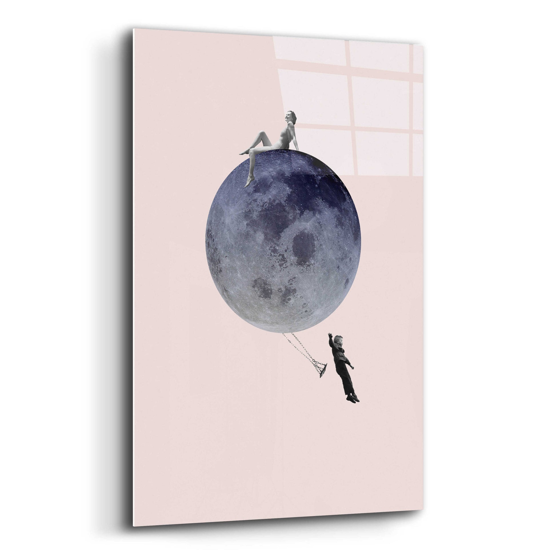 Epic Art 'Moon Jump' by Design Fabrikken, Acrylic Glass Wall Art,12x16