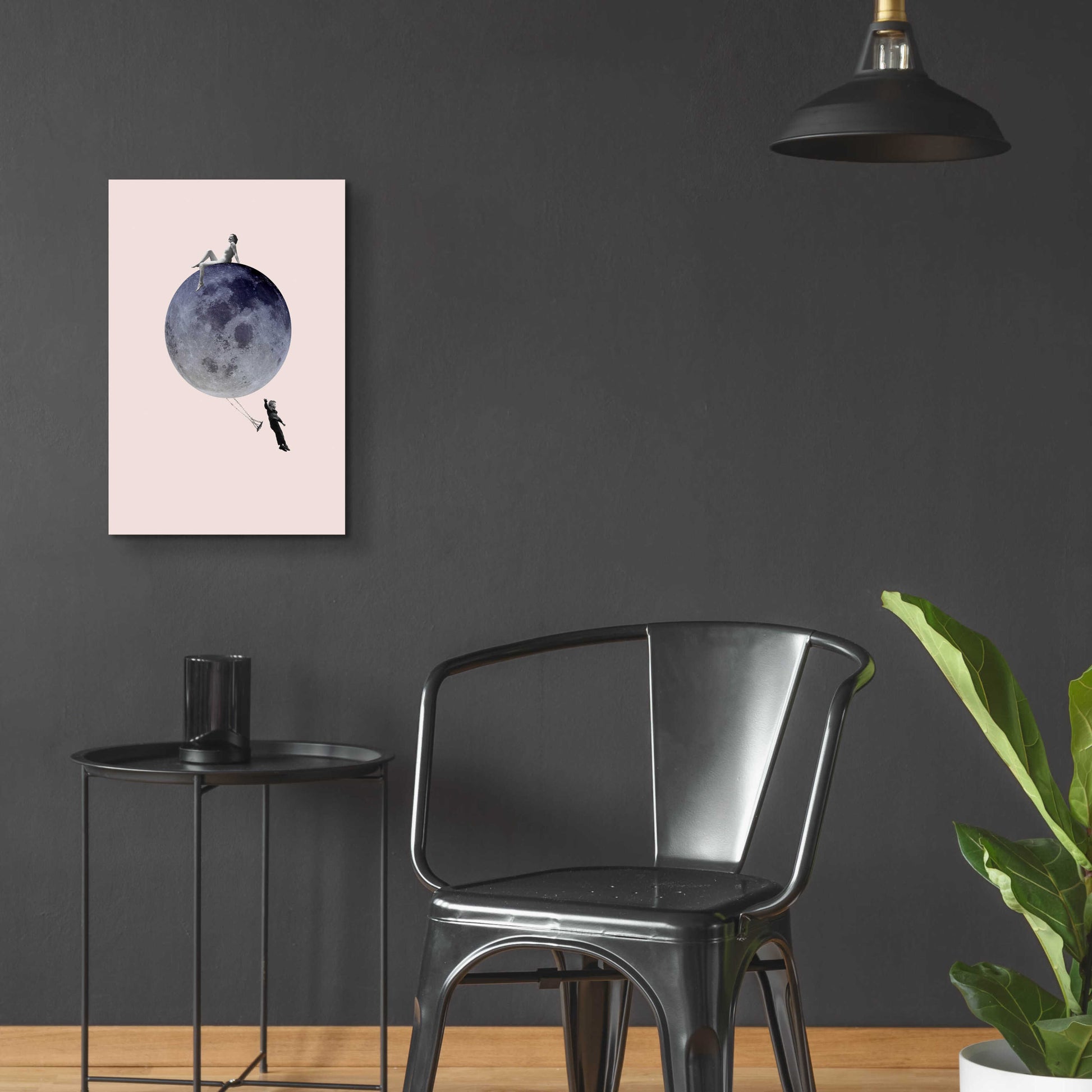 Epic Art 'Moon Jump' by Design Fabrikken, Acrylic Glass Wall Art,16x24