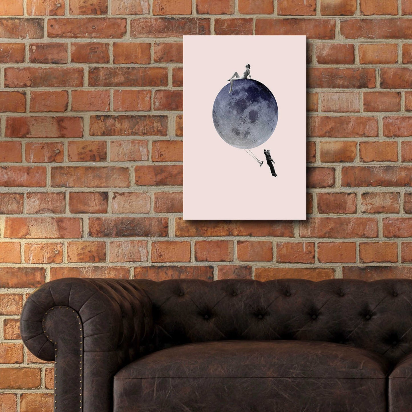 Epic Art 'Moon Jump' by Design Fabrikken, Acrylic Glass Wall Art,16x24