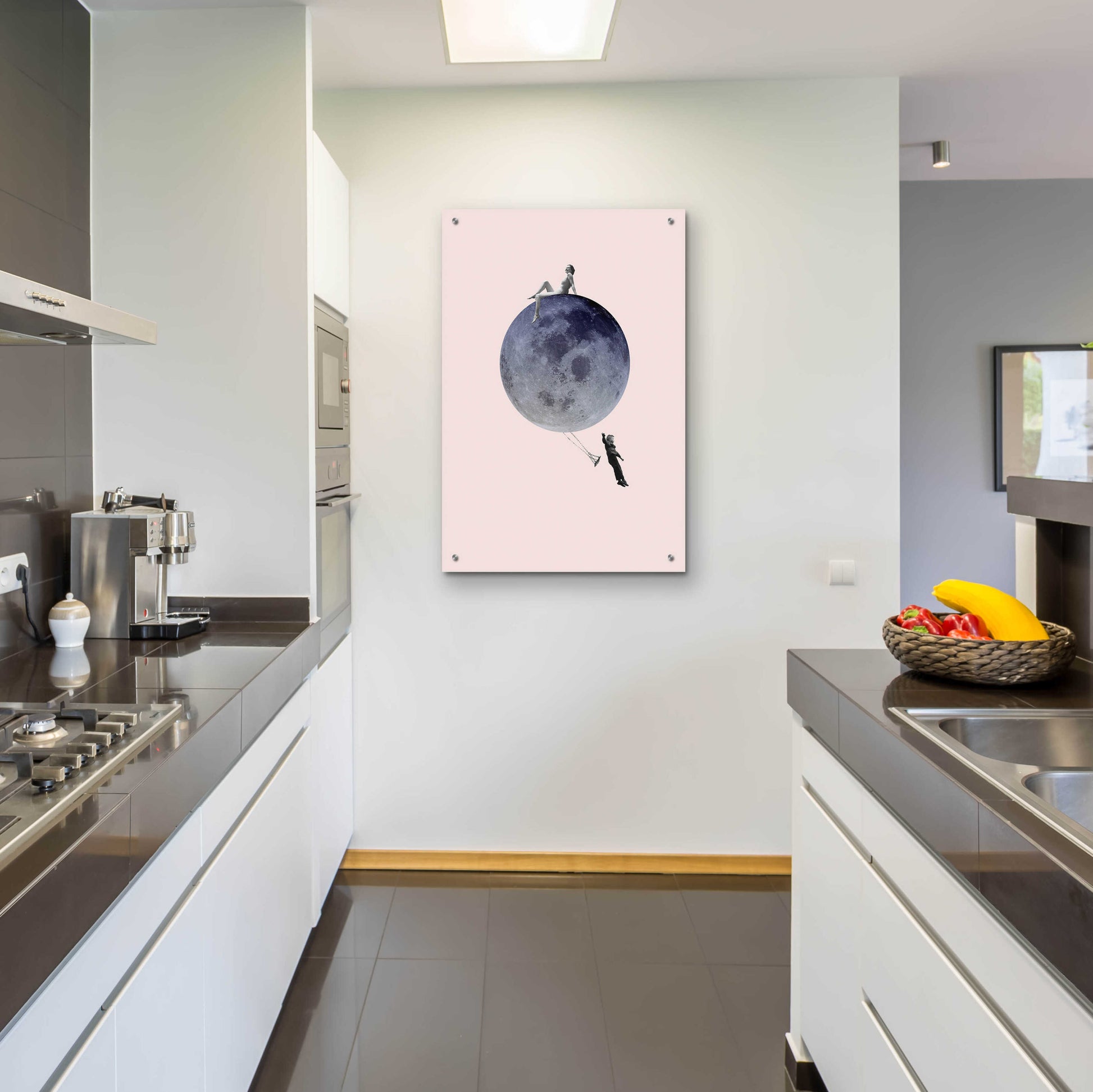 Epic Art 'Moon Jump' by Design Fabrikken, Acrylic Glass Wall Art,24x36