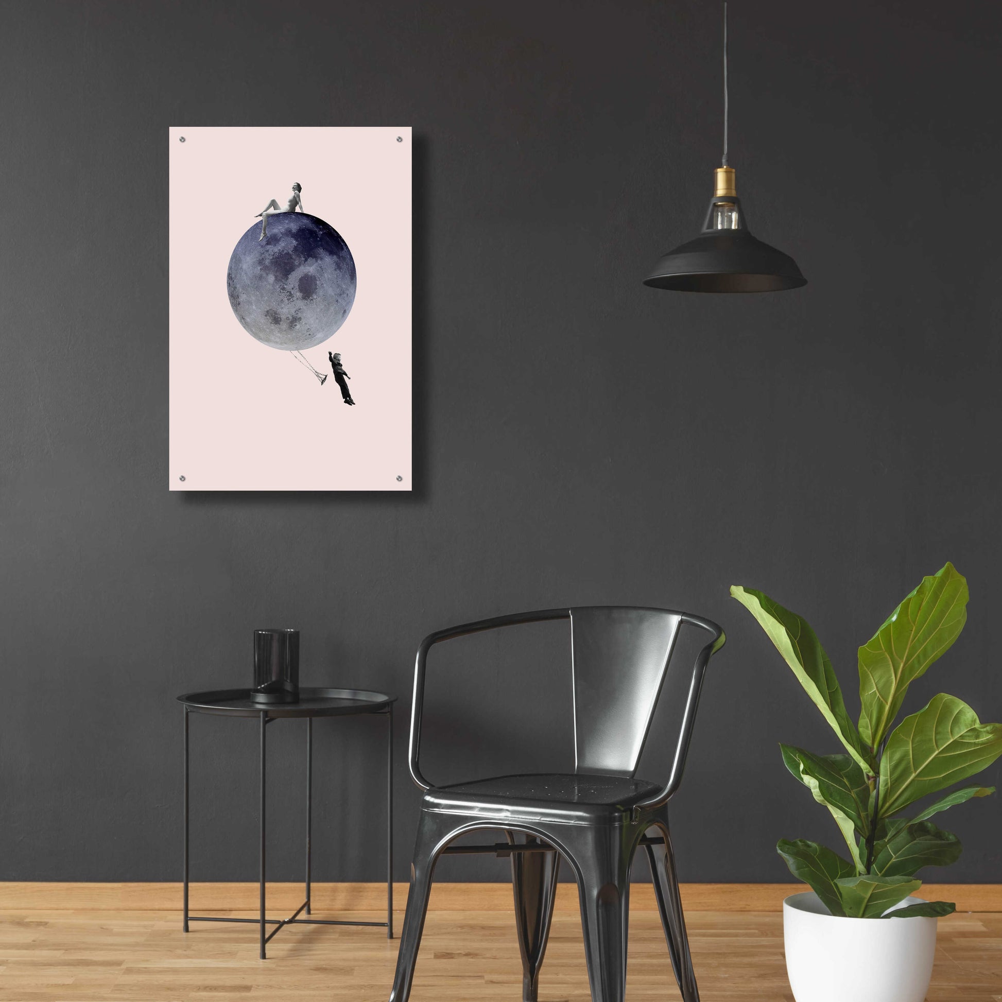 Epic Art 'Moon Jump' by Design Fabrikken, Acrylic Glass Wall Art,24x36