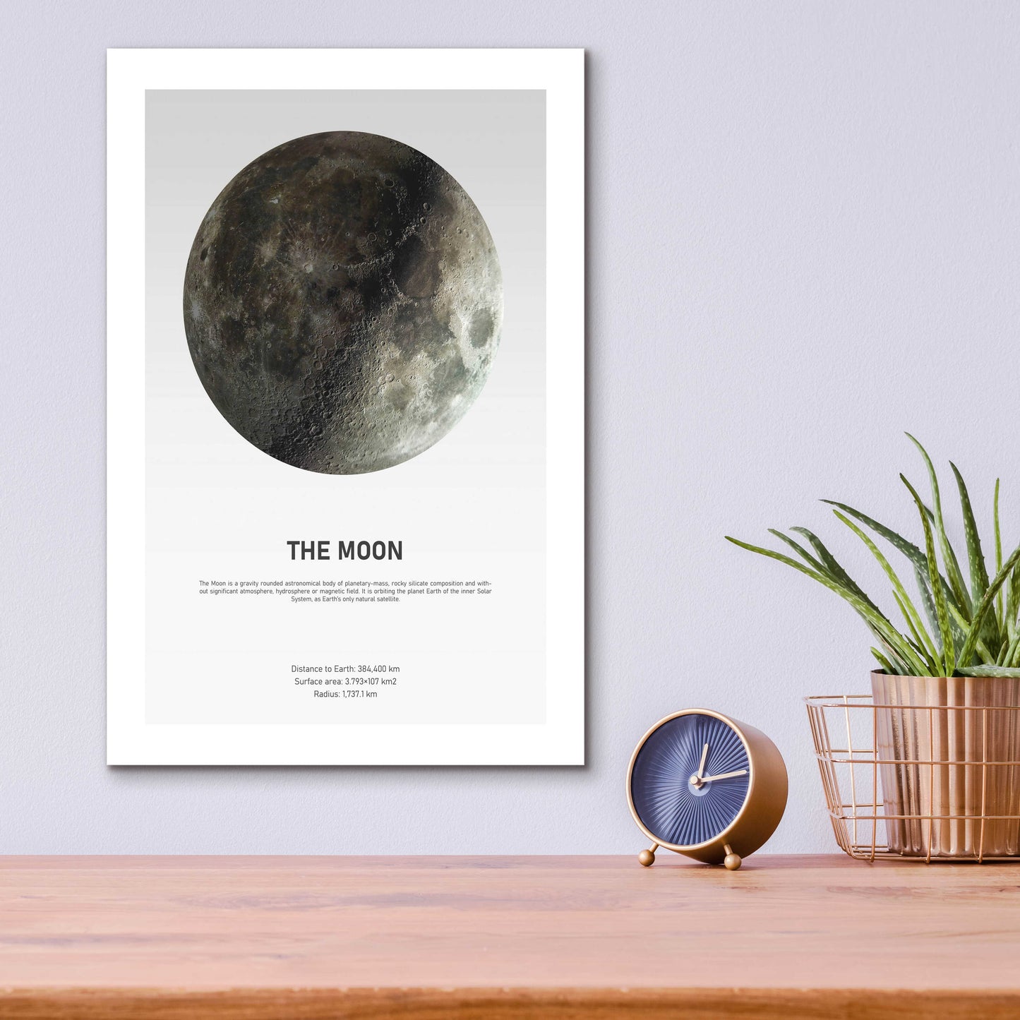 Epic Art 'Moon Light' by Design Fabrikken, Acrylic Glass Wall Art,12x16