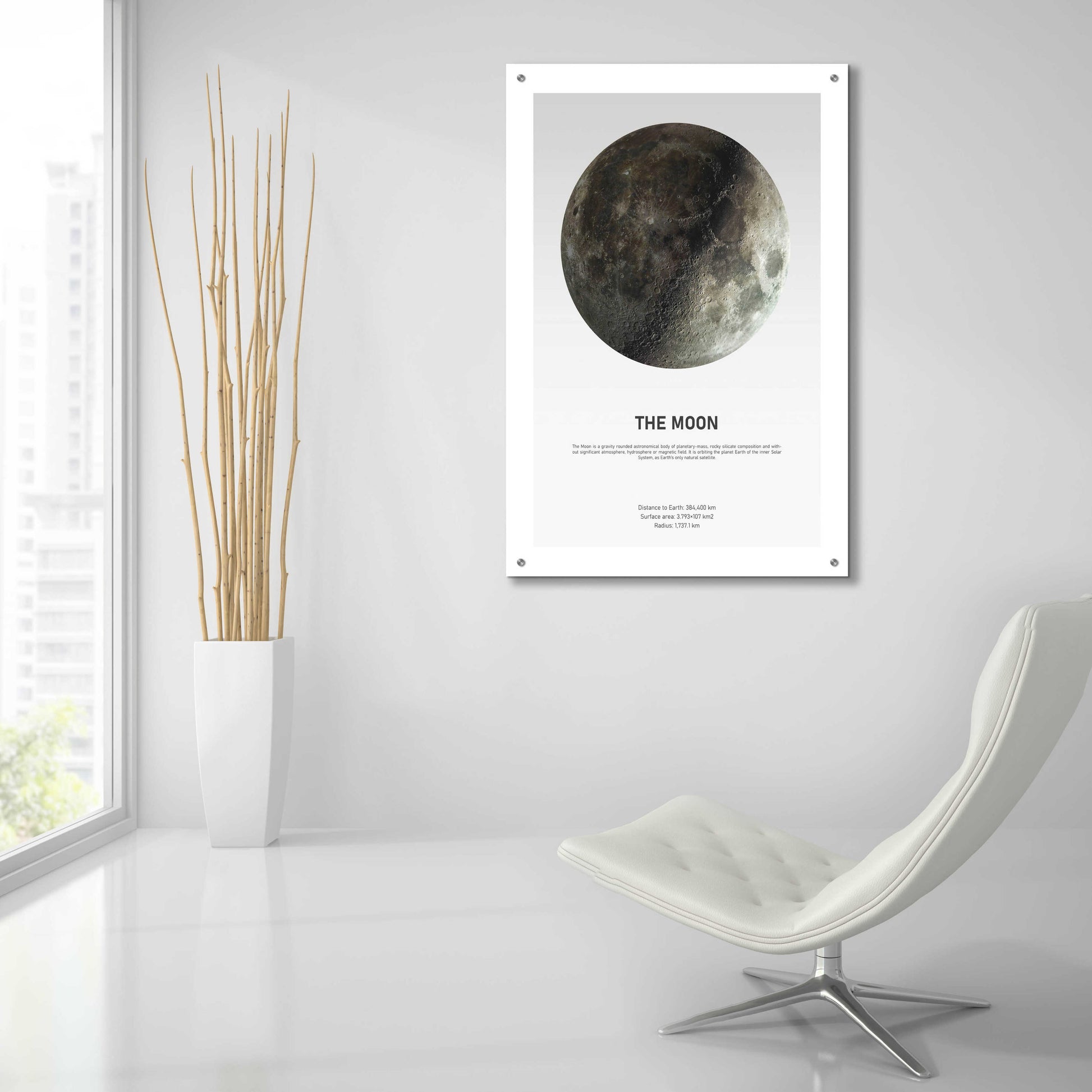 Epic Art 'Moon Light' by Design Fabrikken, Acrylic Glass Wall Art,24x36