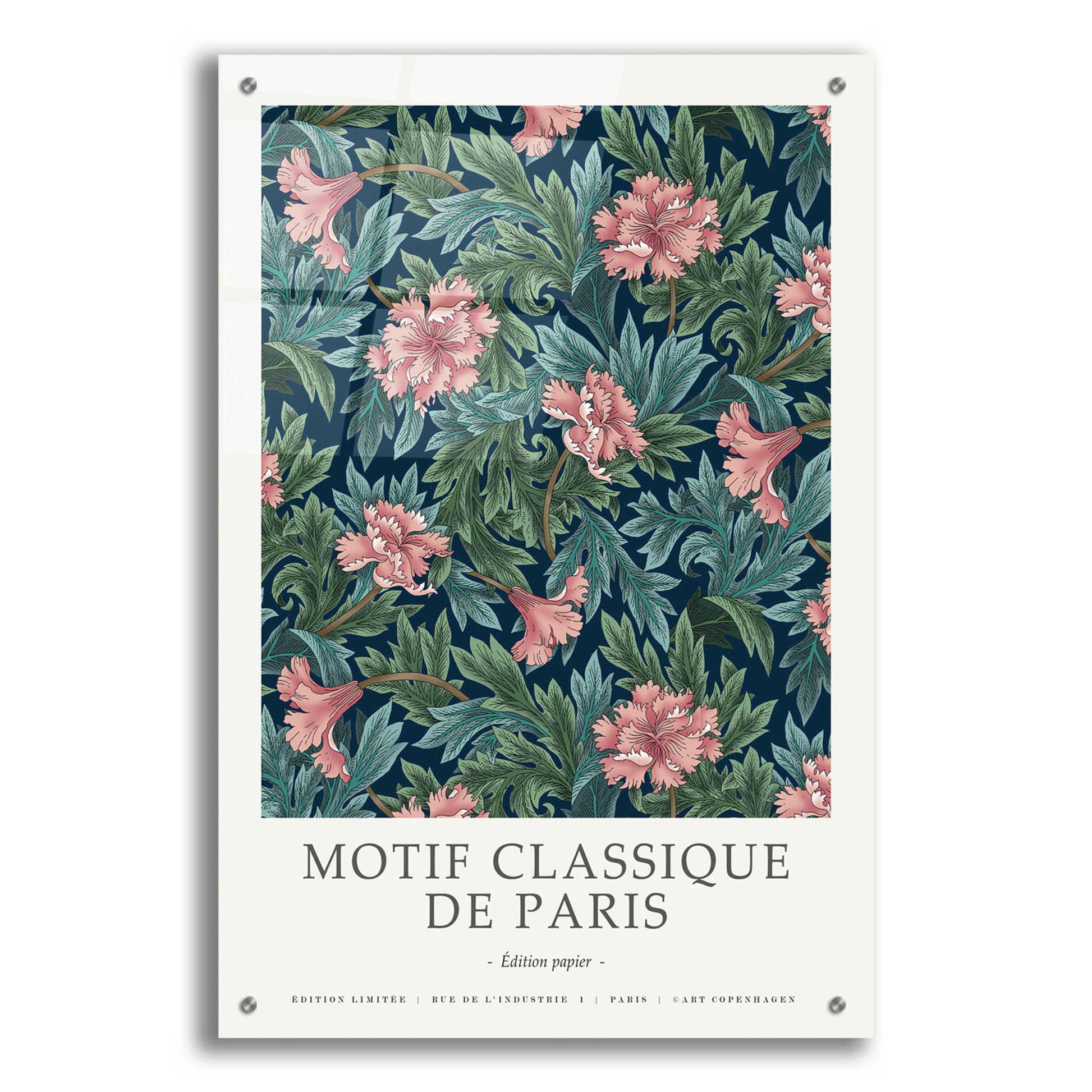 Epic Art 'Motif Classique 1' by Design Fabrikken, Acrylic Glass Wall Art,24x36