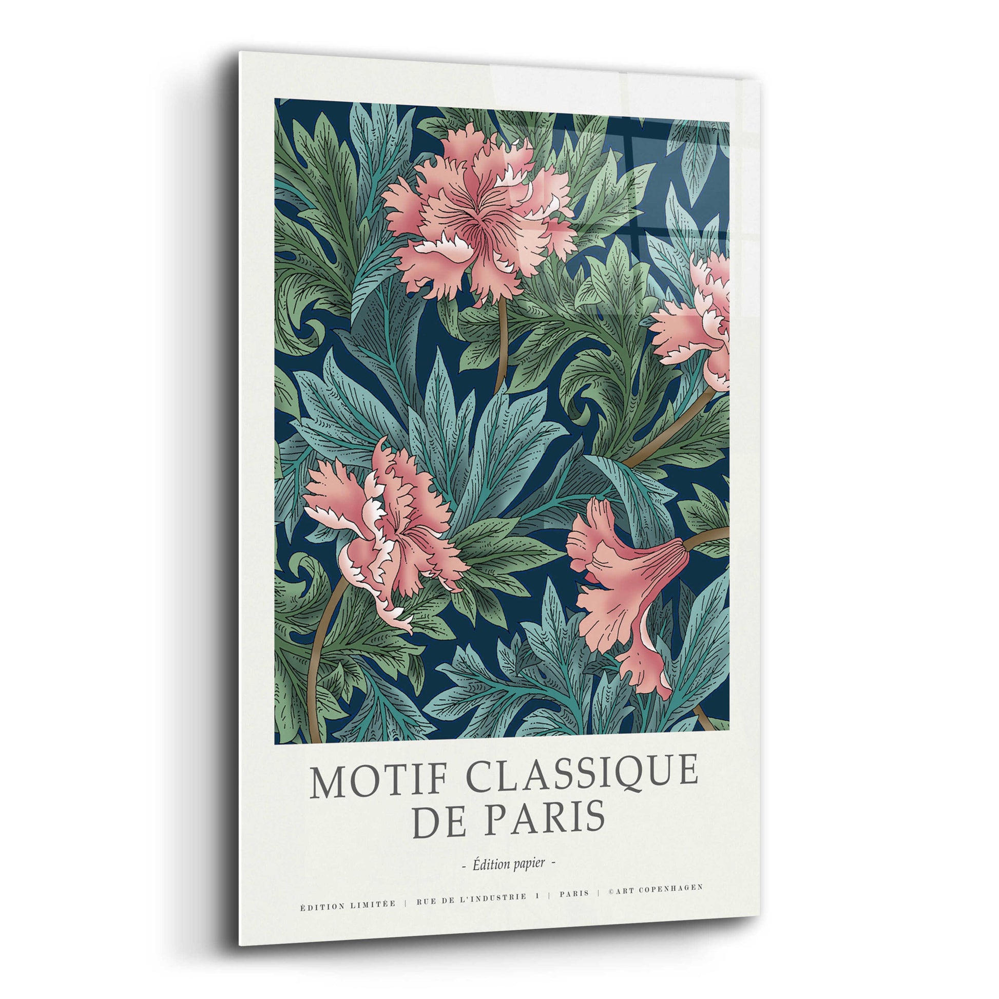 Epic Art 'Motif Classique 2' by Design Fabrikken, Acrylic Glass Wall Art,12x16