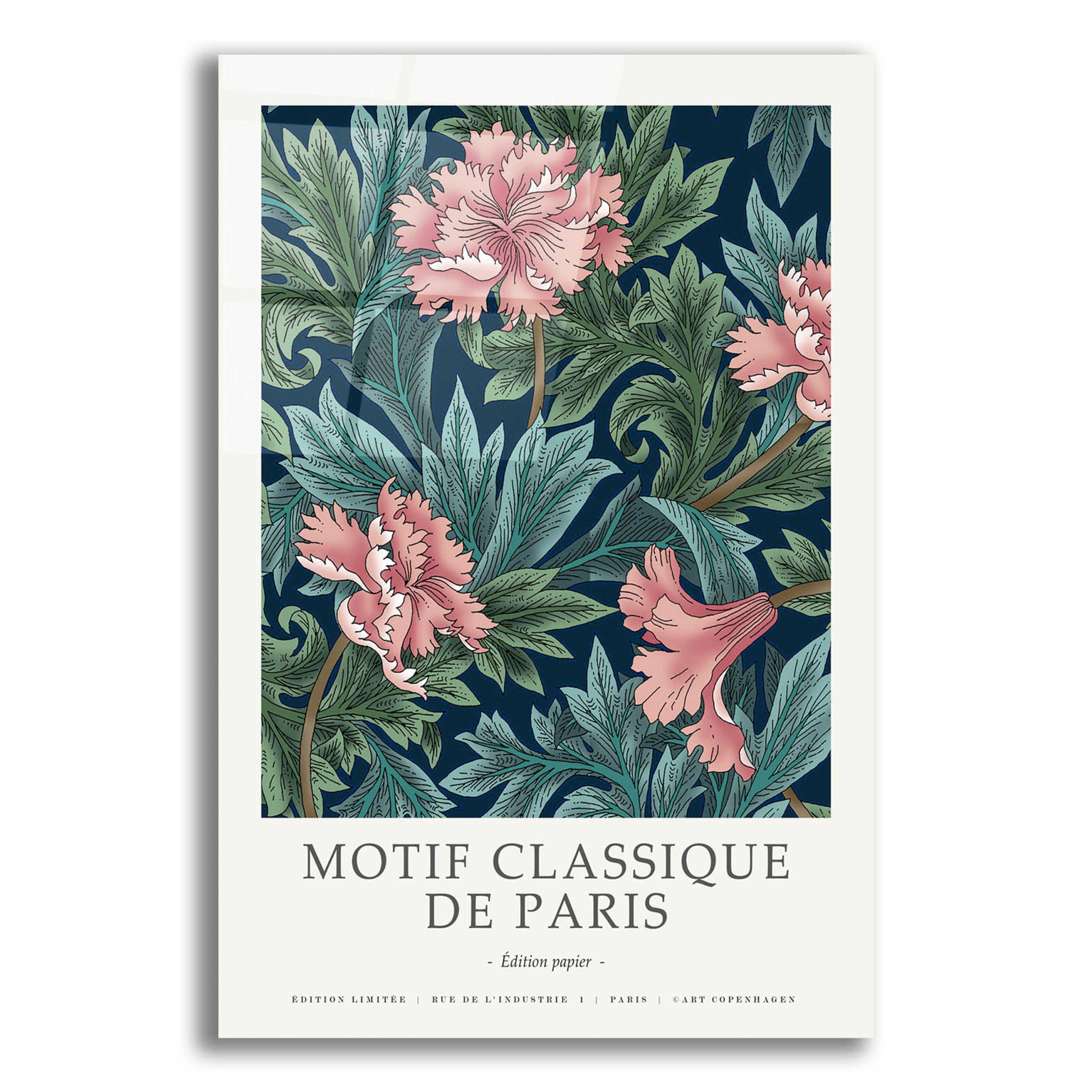 Epic Art 'Motif Classique 2' by Design Fabrikken, Acrylic Glass Wall Art,12x16