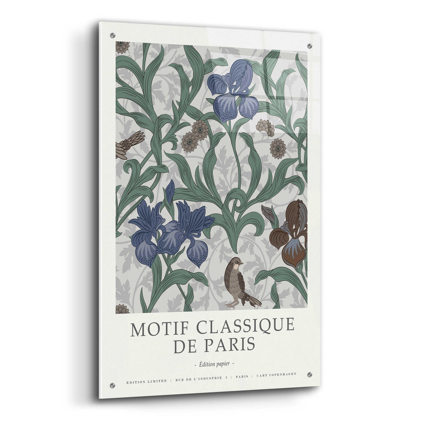 Epic Art 'Motif Classique 3' by Design Fabrikken, Acrylic Glass Wall Art,24x36