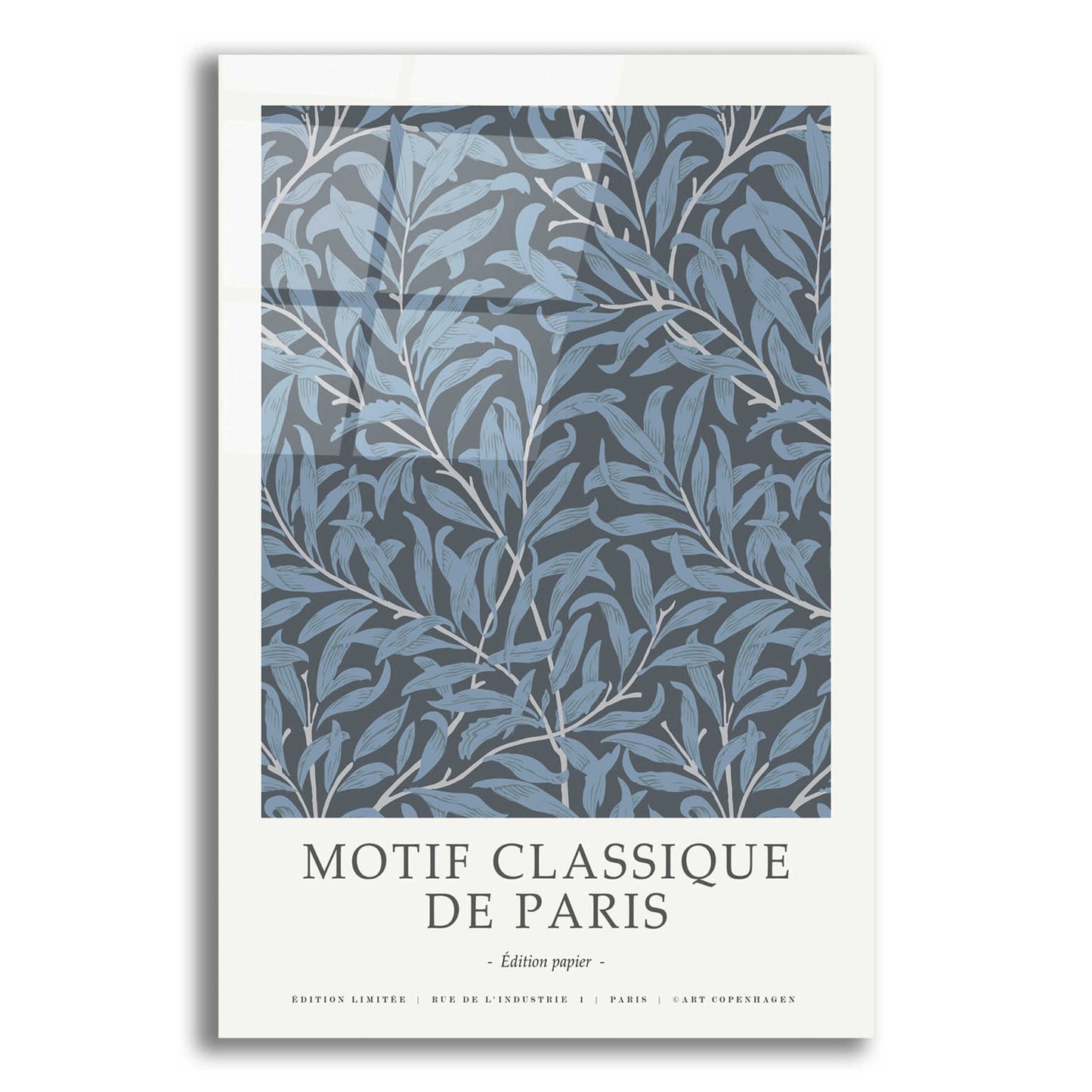 Epic Art 'Motif Classique 4' by Design Fabrikken, Acrylic Glass Wall Art,12x16