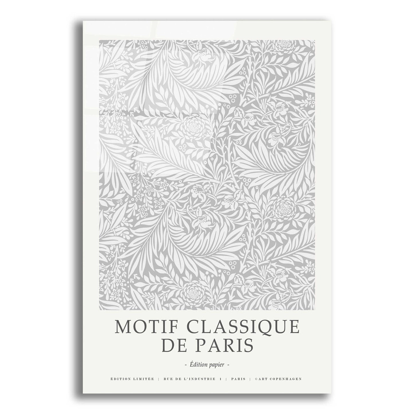 Epic Art 'Motif Classique 5' by Design Fabrikken, Acrylic Glass Wall Art,12x16